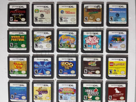 Authentic Nintendo DS Games for DS / Dslite / Dsi / 3DS XL and 2DS