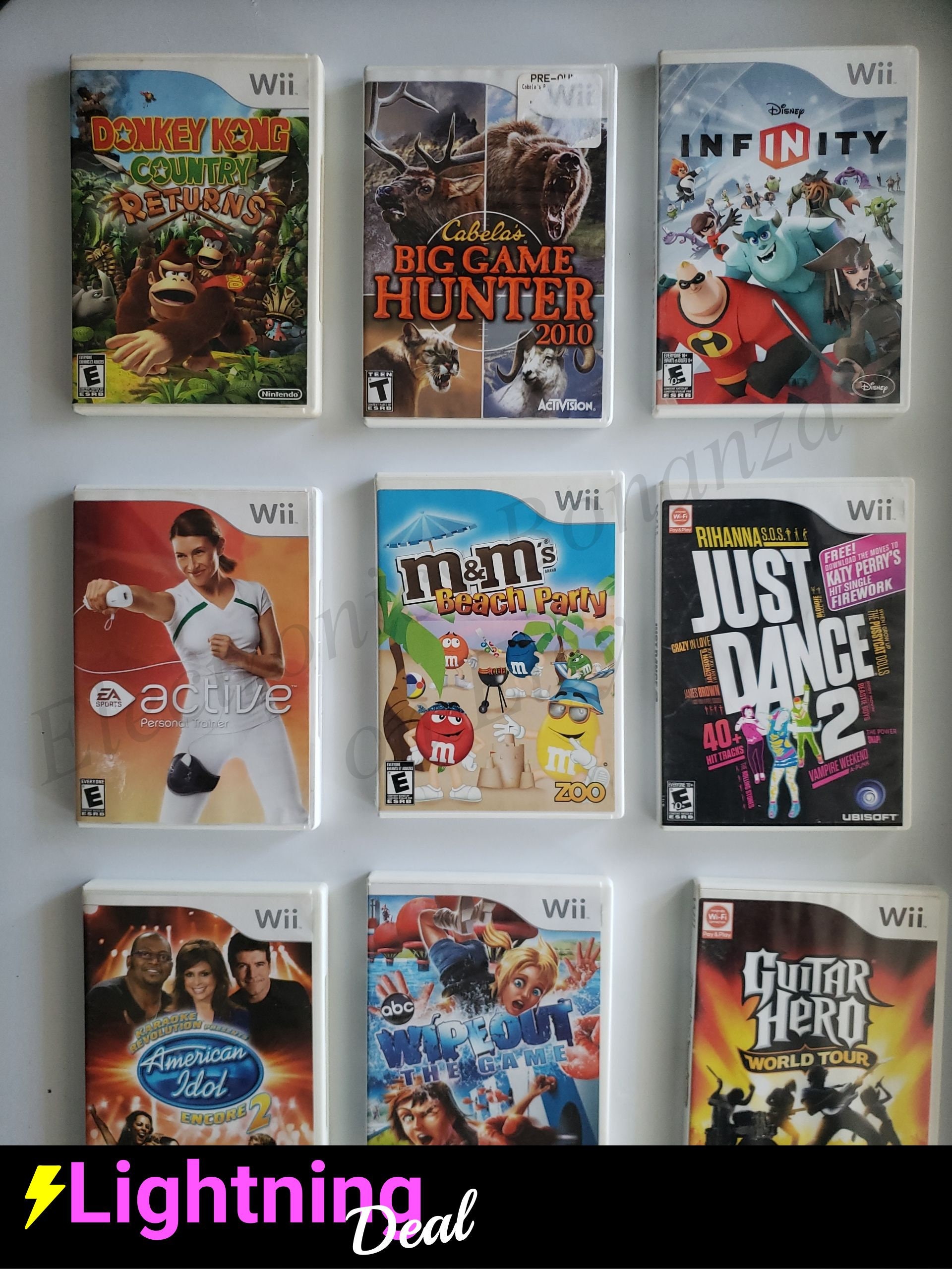 Authentic Nintendo Wii Games - Etsy