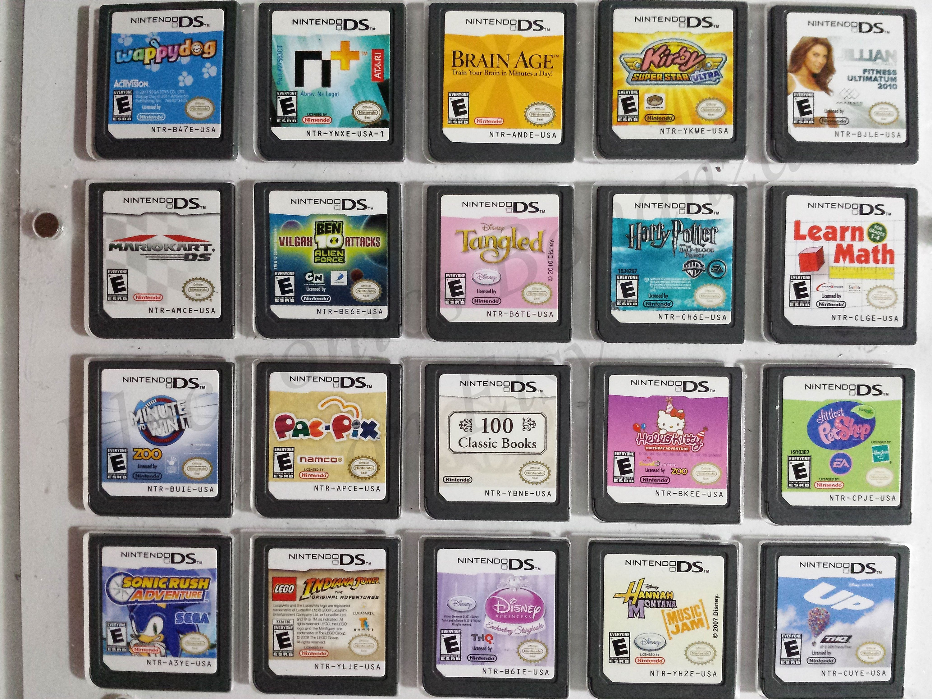 Nintendo Dsi 3ds Multi Game Card 4300/208/486/500 In Ds