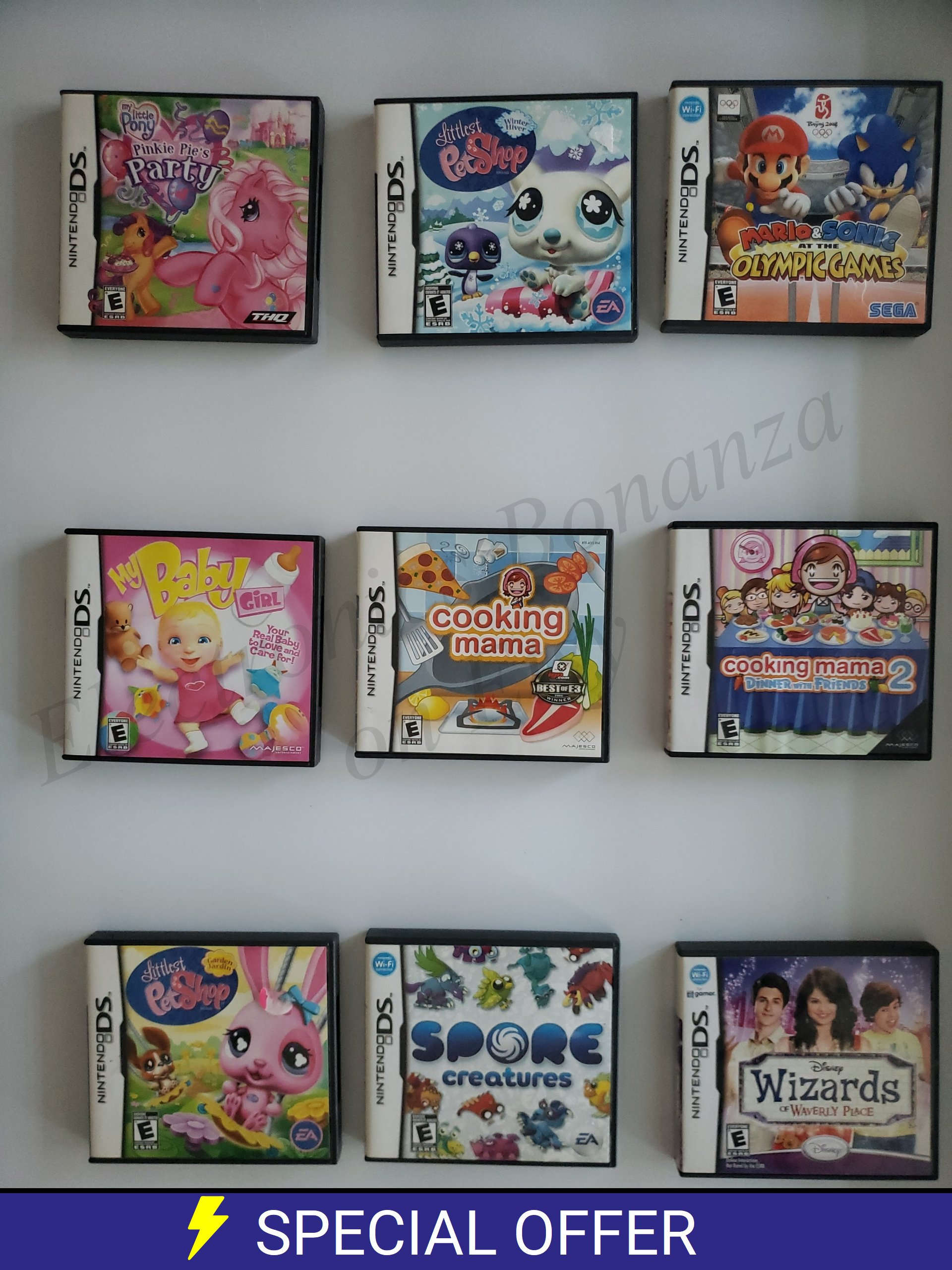 Authentic Nintendo DS Games for DS / Dslite / Dsi / 3DS XL and 2DS