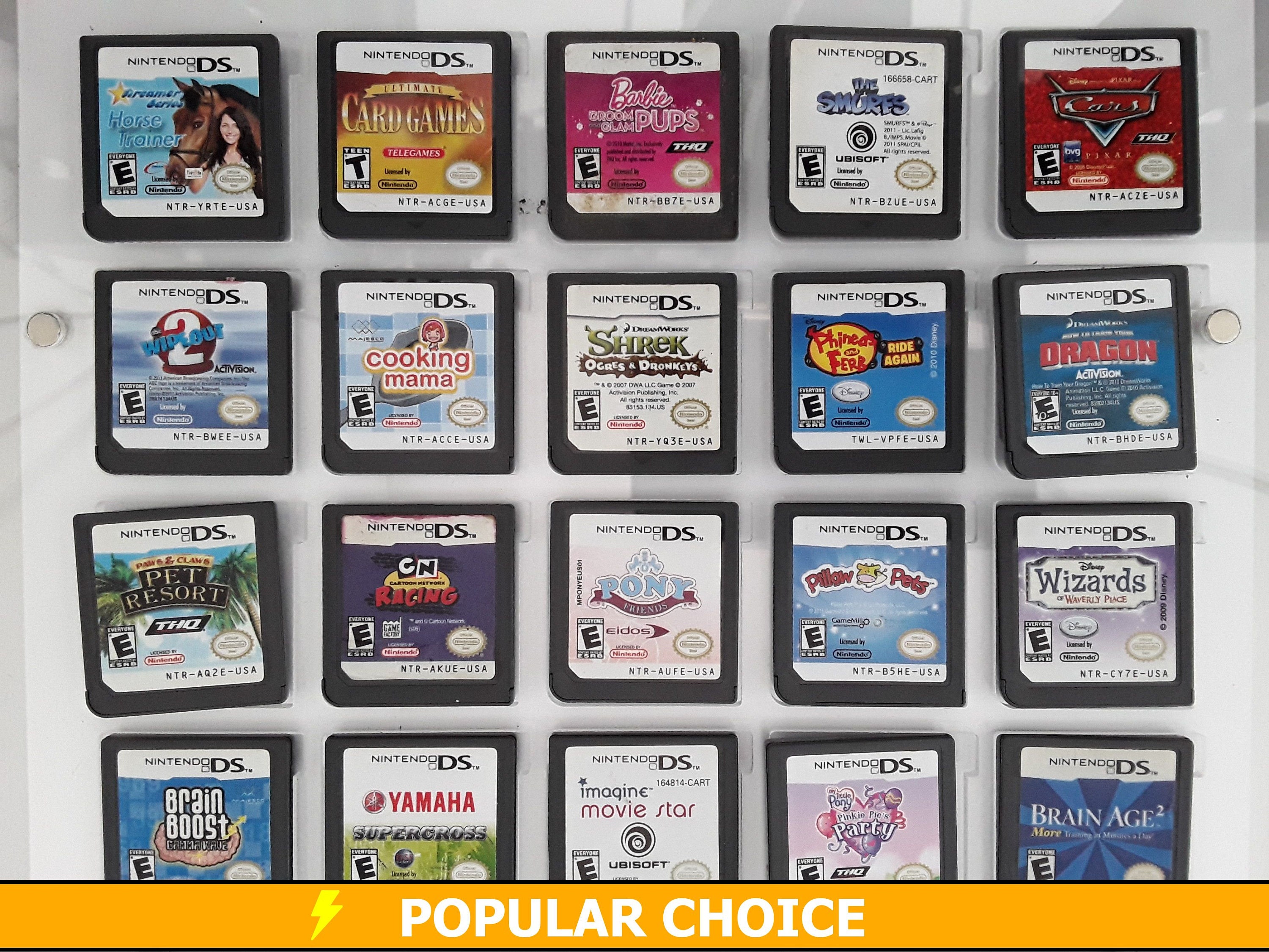Authentic Nintendo DS Games for DS / Dslite / Dsi / 3DS XL and 2DS