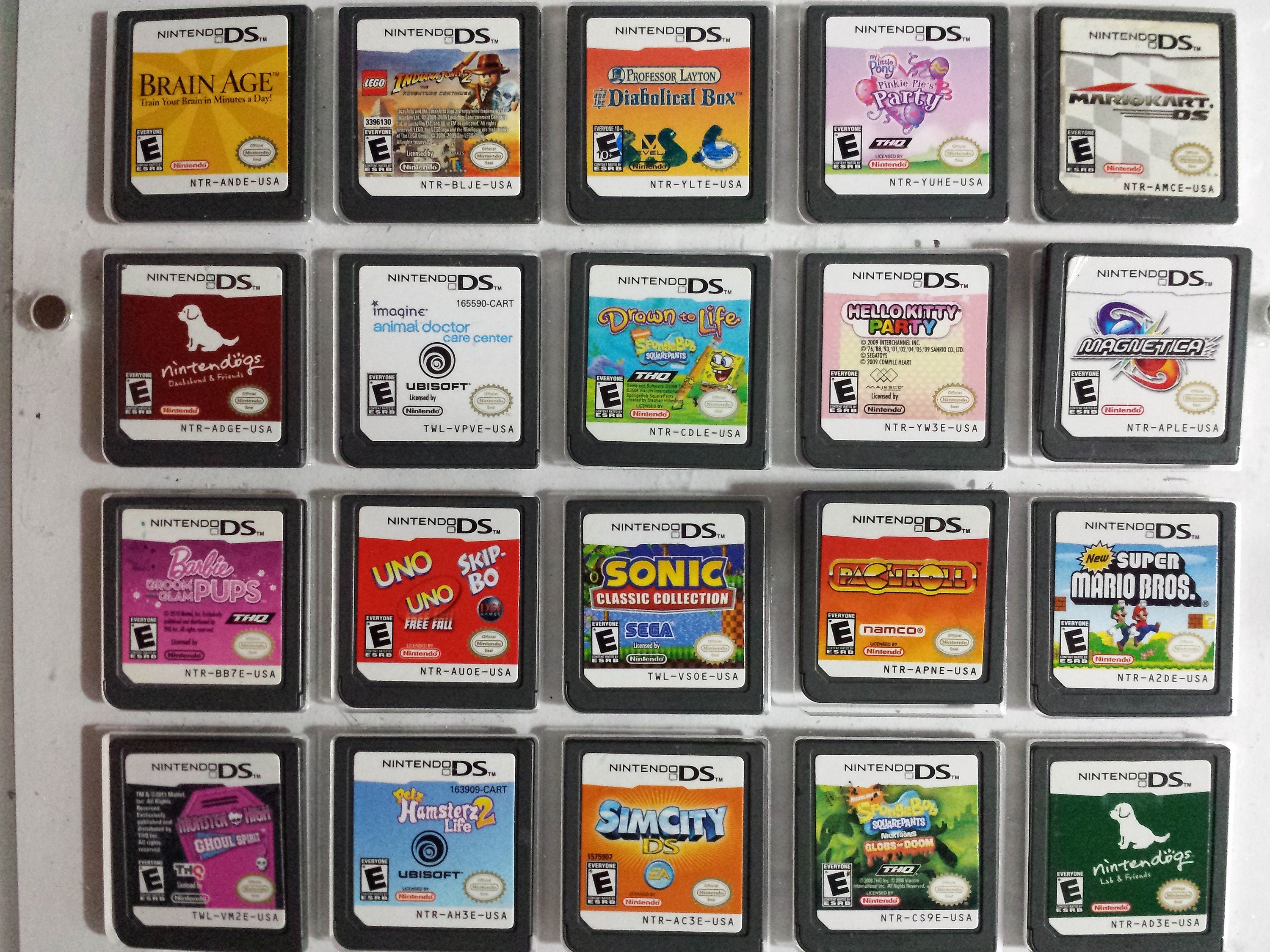 Authentic Nintendo DS Games for DS / Dslite / Dsi / 3DS XL and 2DS