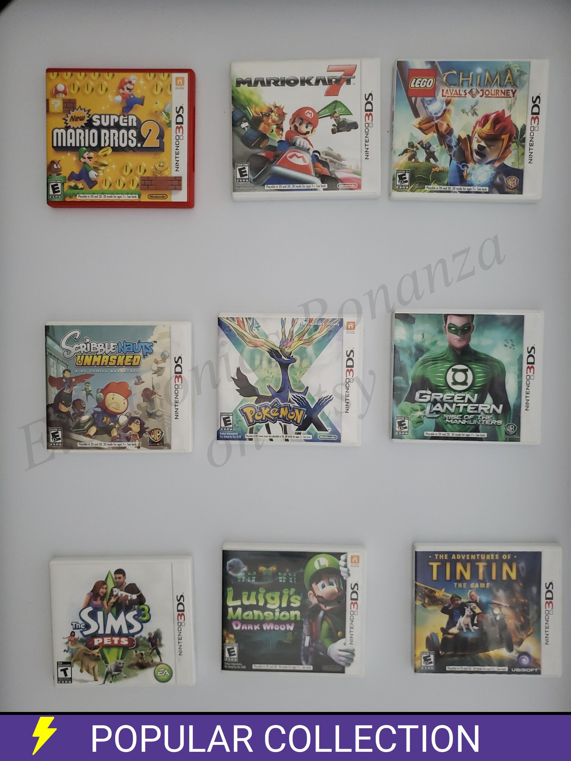 Authentic Nintendo 3DS Games - Etsy