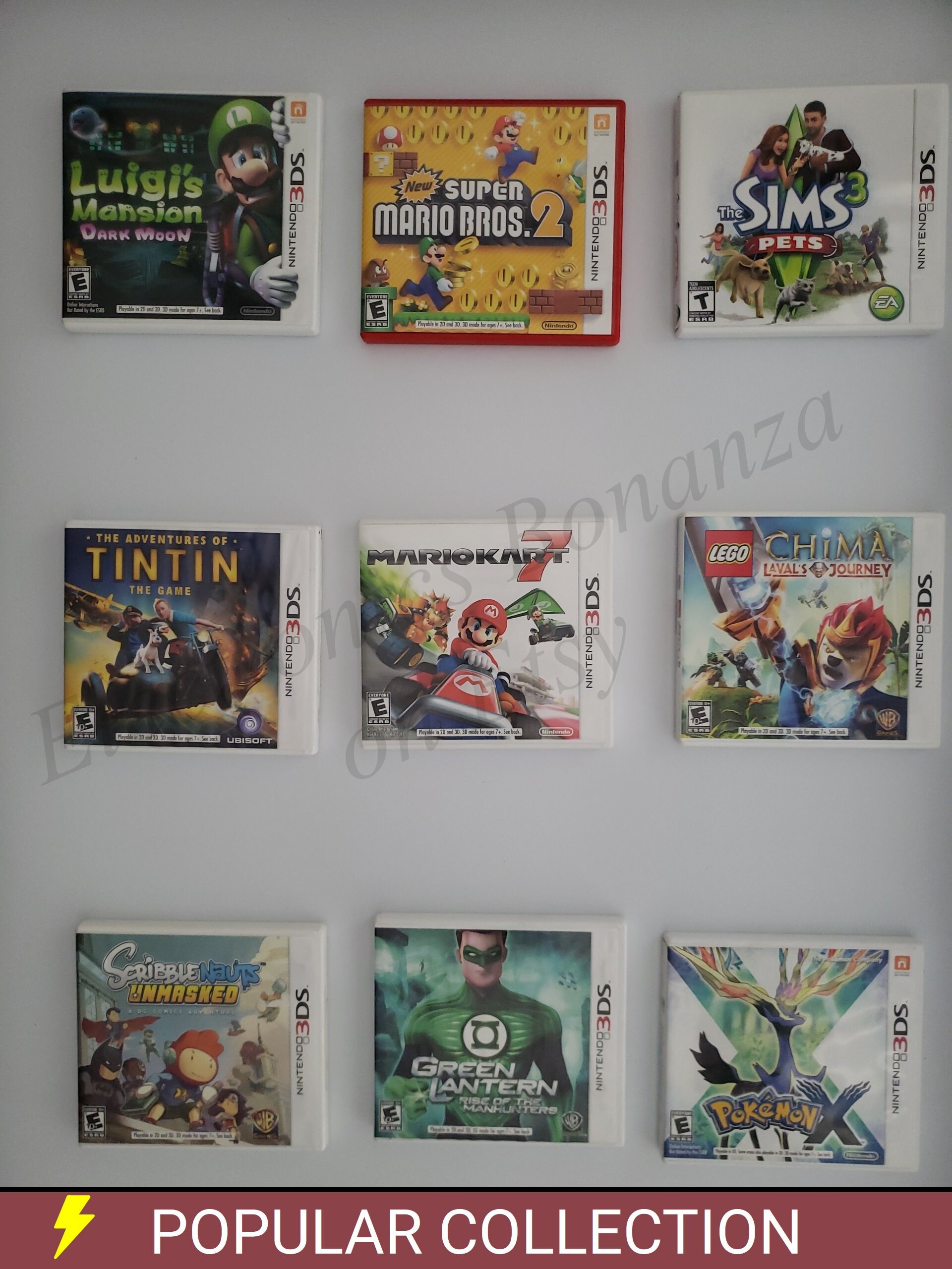 Authentic Nintendo 3DS Games - Etsy