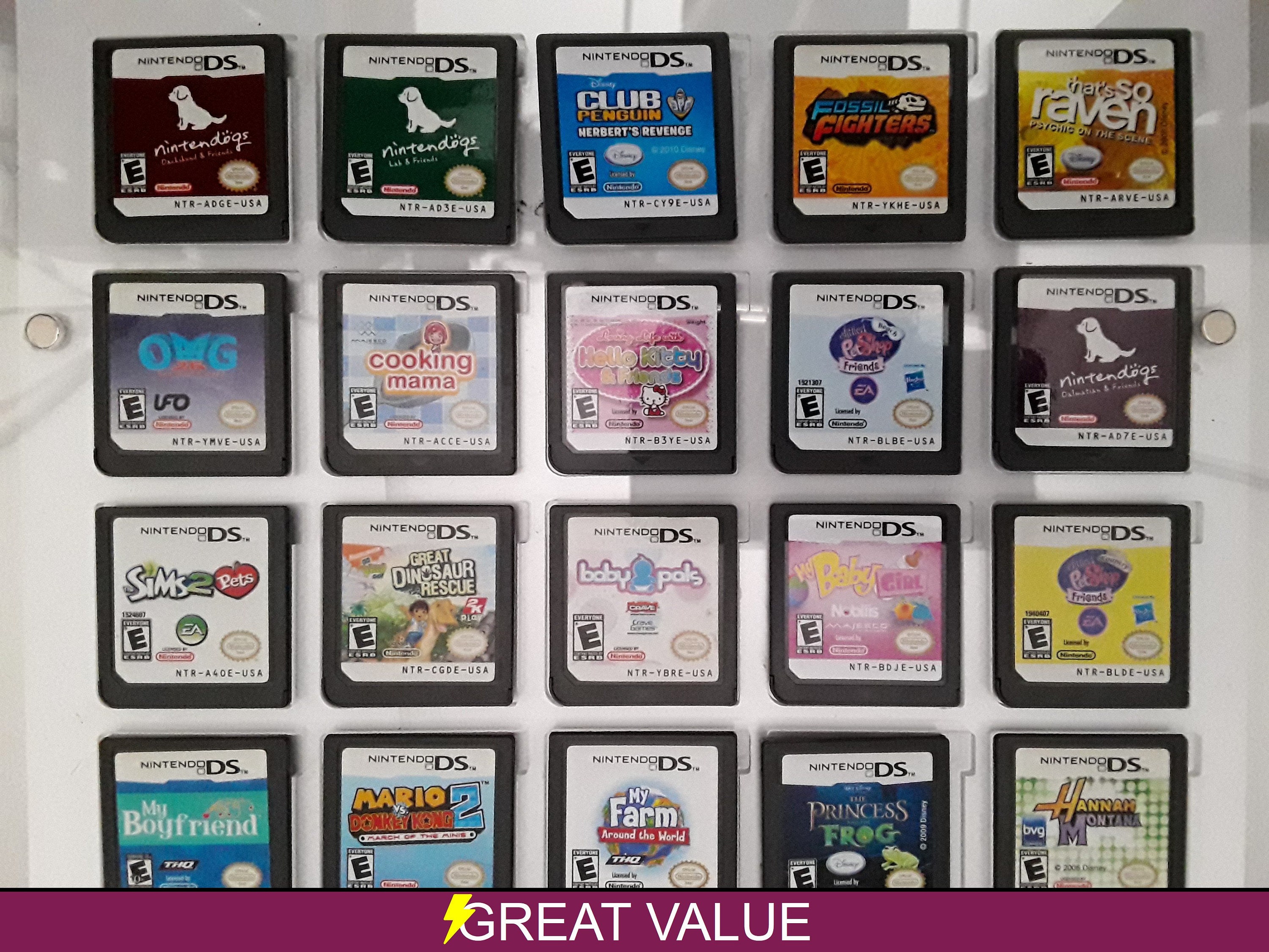 Authentic Nintendo DS Games for DS / DSLite / DSi / 3DS XL and 2DS