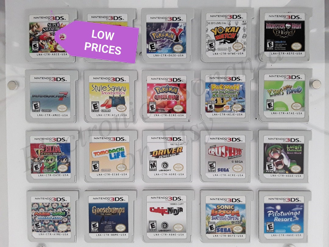 Authentic Nintendo 3DS Games - Etsy