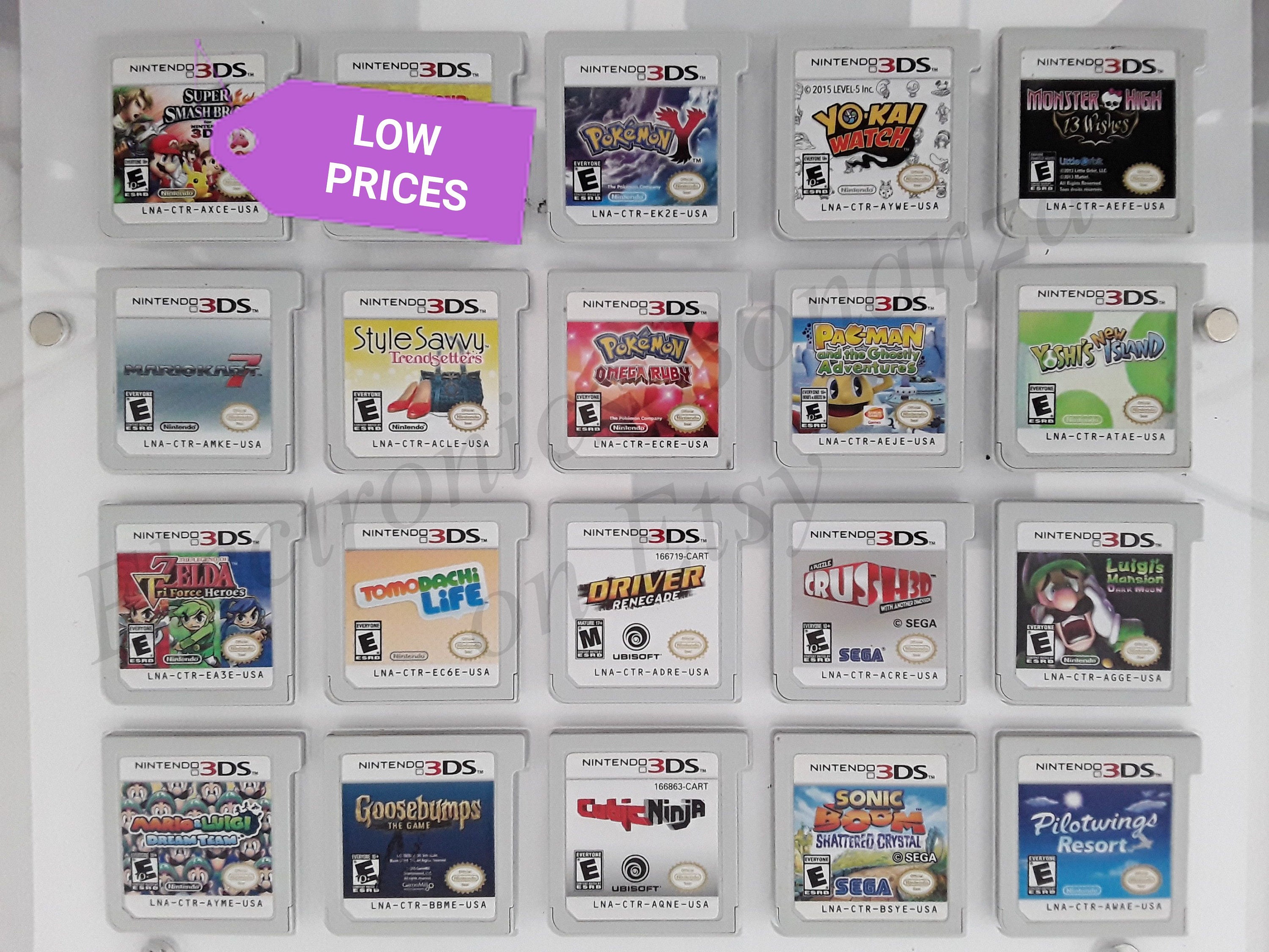 Authentic Nintendo 3DS Games - Etsy