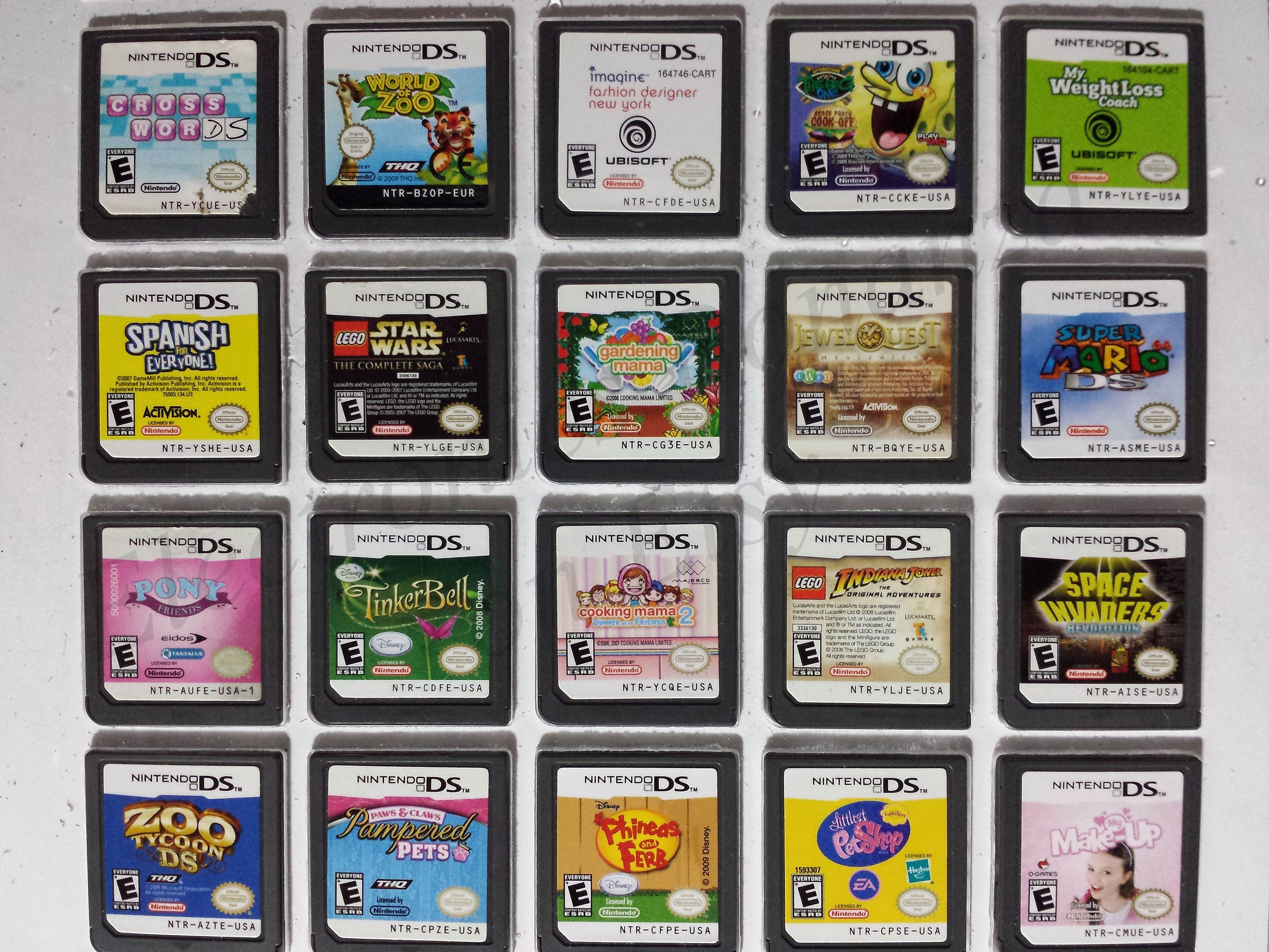 Authentic Nintendo DS Games for DS / Dslite / Dsi / 3DS XL and 2DS