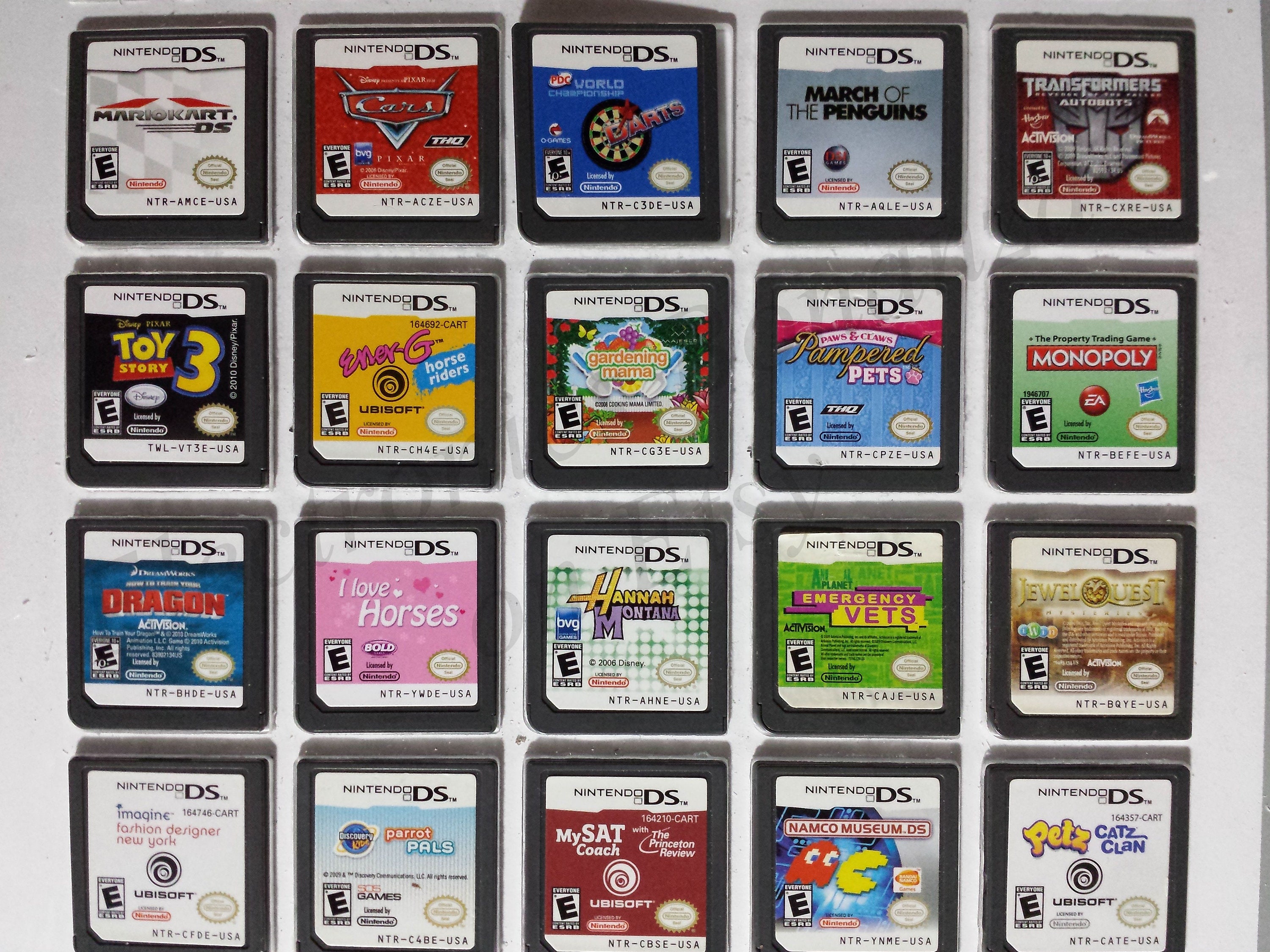 Nintendo MARIO Game DS 3DS 2DS DSI Game Collection For Kids Boy Girl