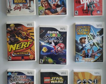 Authentic Nintendo Wii Games - Etsy