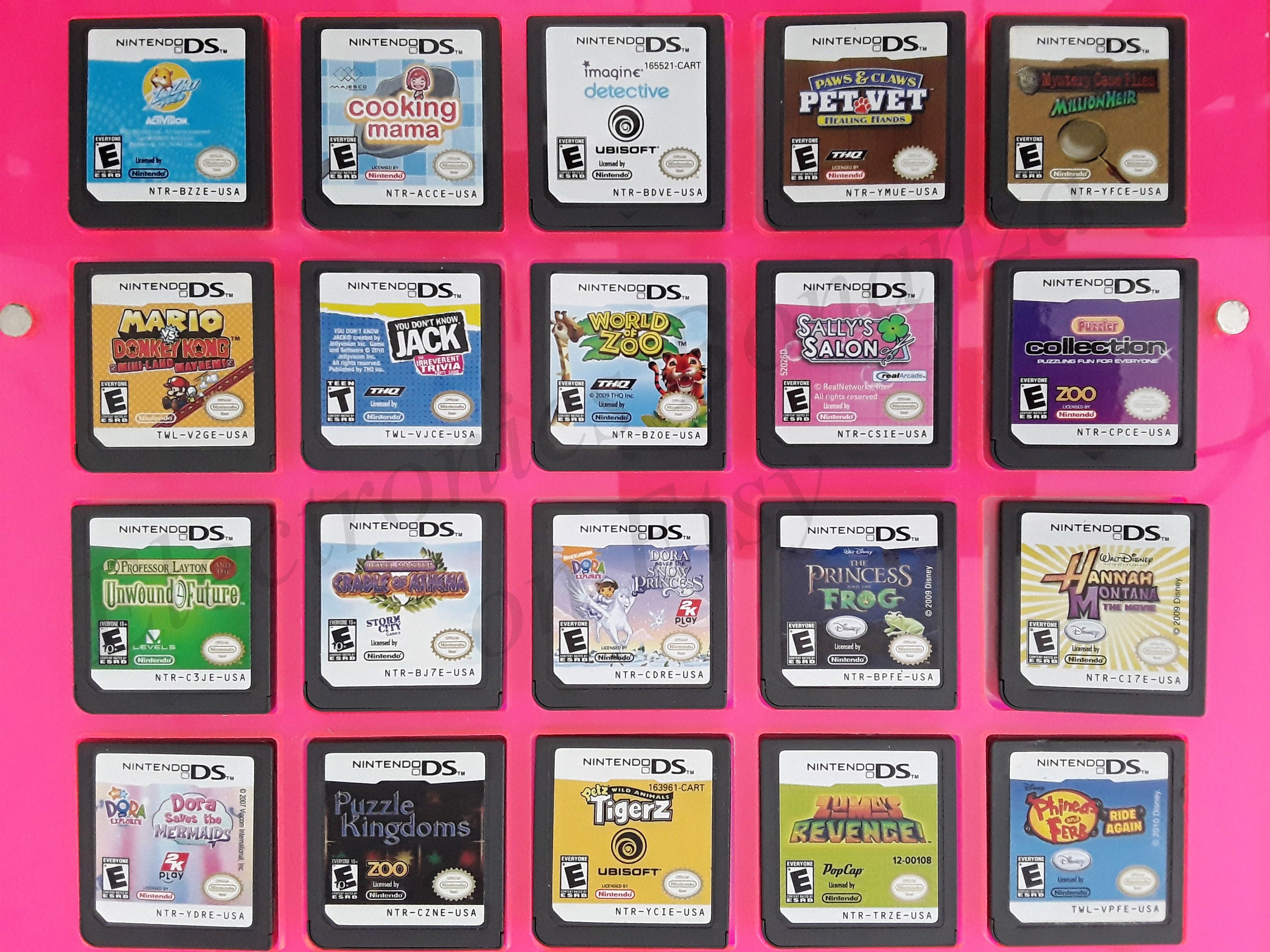 Authentic Nintendo DS Games for DS / DSLite / DSi / 3DS XL and 2DS