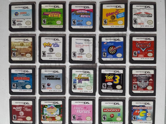 Authentic Nintendo DS Games for DS / Dslite / Dsi / 3DS XL and 2DS