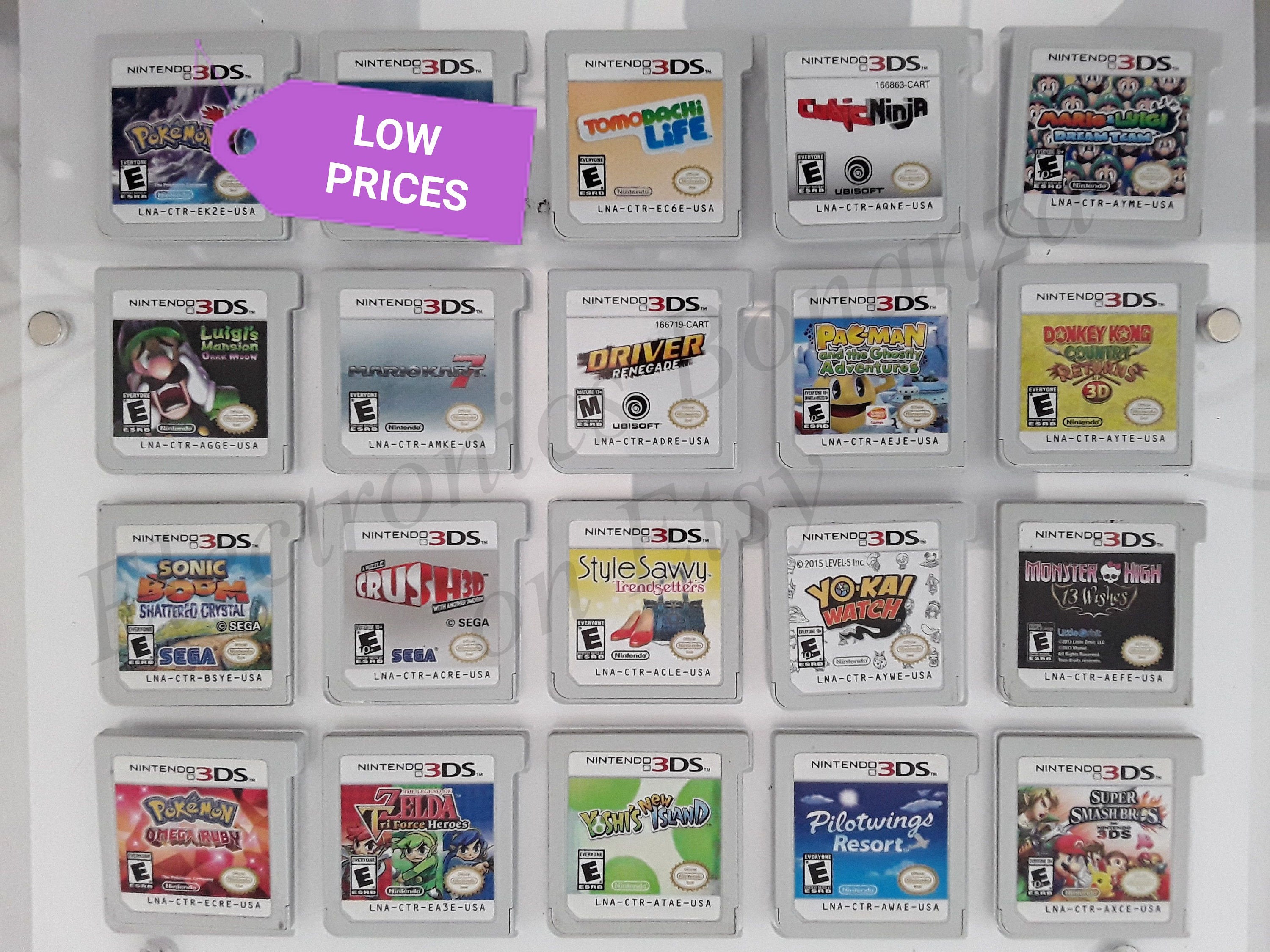 Authentic Nintendo 3DS Games - Etsy
