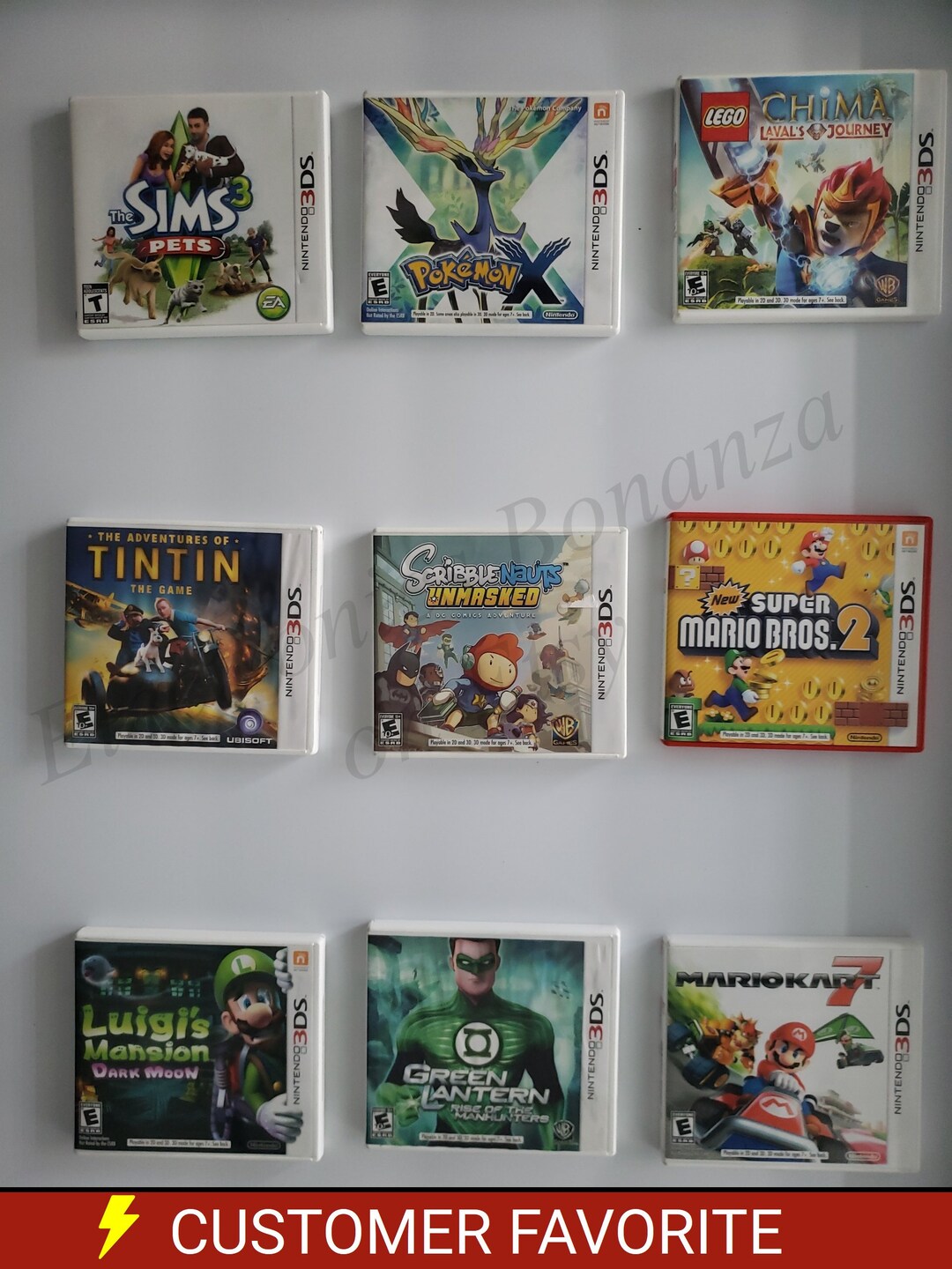 Authentic Nintendo 3DS Games - Etsy