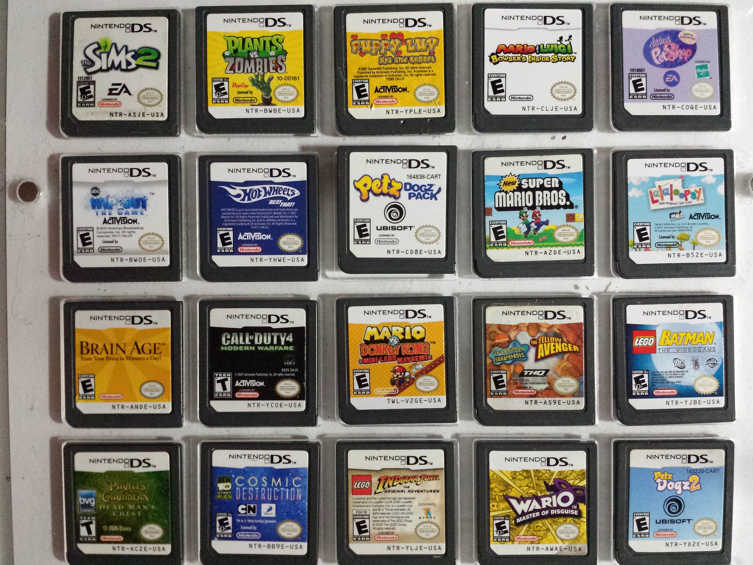 Authentic Nintendo DS Games for DS / Dslite / Dsi / 3DS XL and 2DS