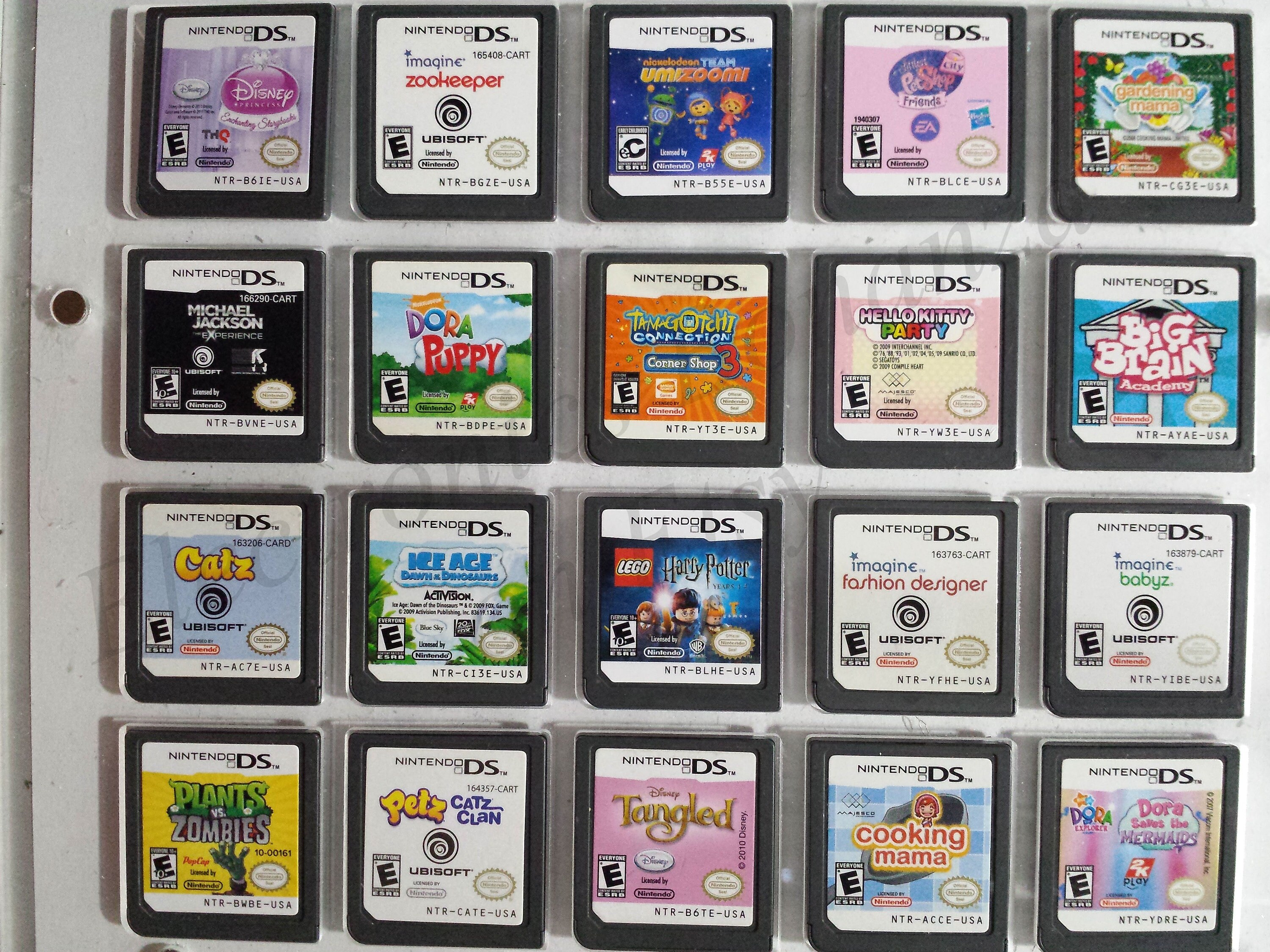 Authentic Nintendo DS Games for DS / Dslite / Dsi / 3DS XL and 2DS