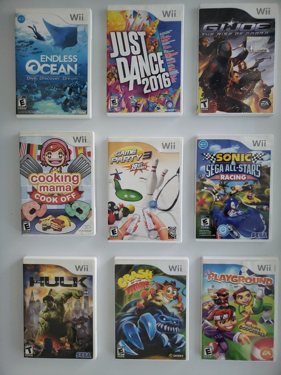 Authentic Nintendo Wii Games - Etsy