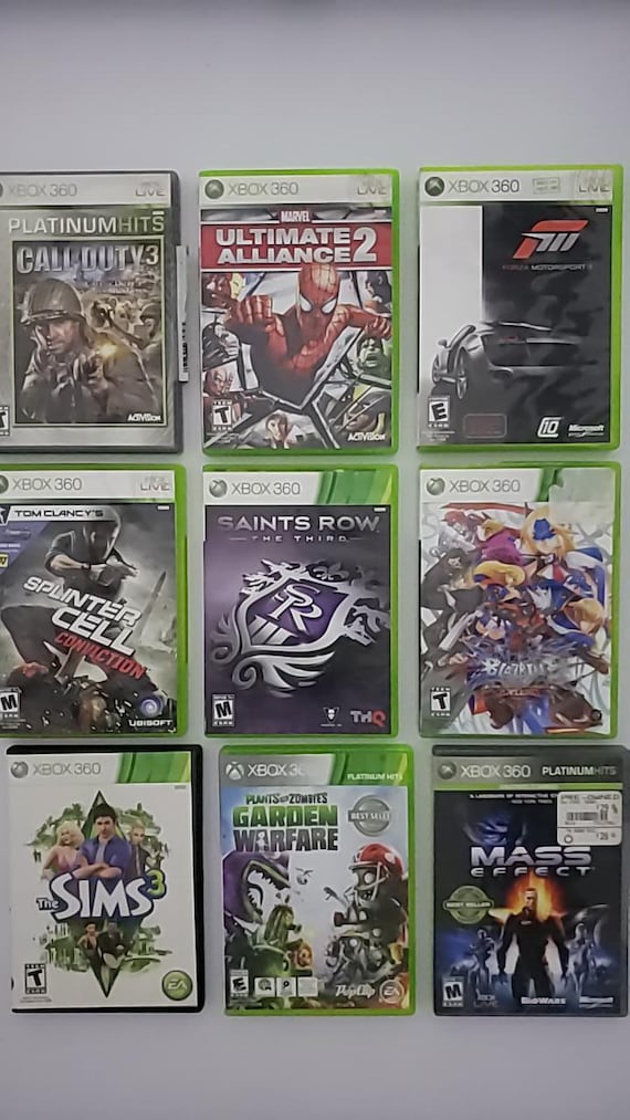 Authentic Xbox 360 Games - Etsy