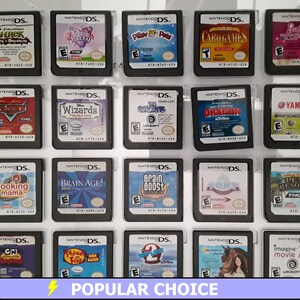 Authentic Nintendo DS Games for DS / DSLite / DSi / 3DS XL and 2DS