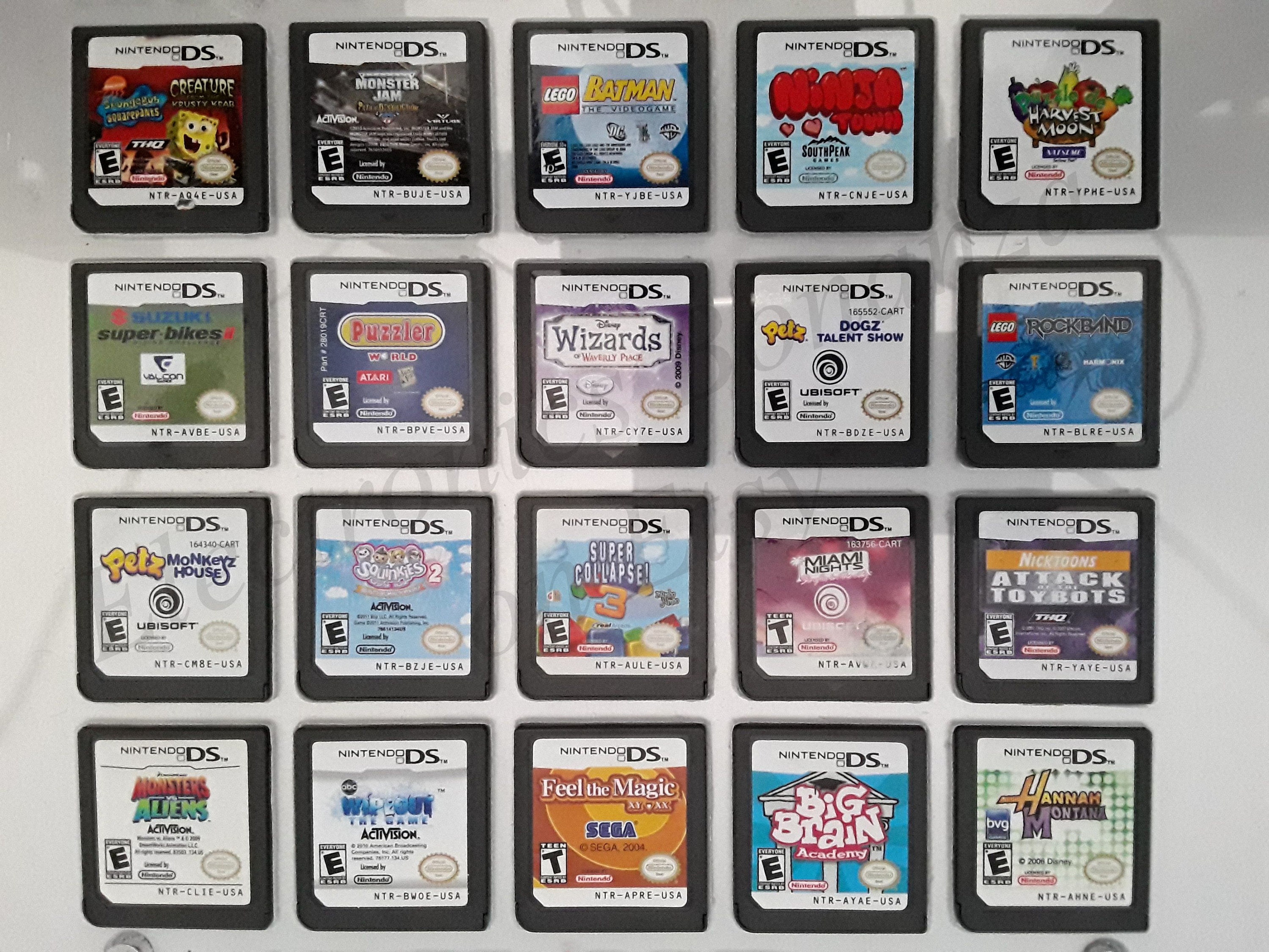 Jeux Nintendo DS authentiques pour DS / DSLite / DSi / 3DS XL et