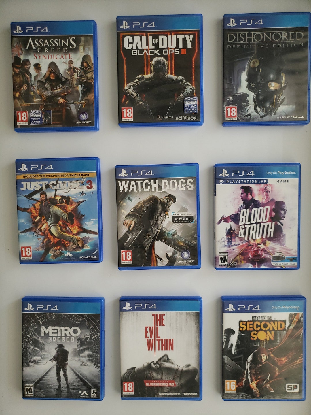 Authentic Nintendo PS4 Games - Etsy
