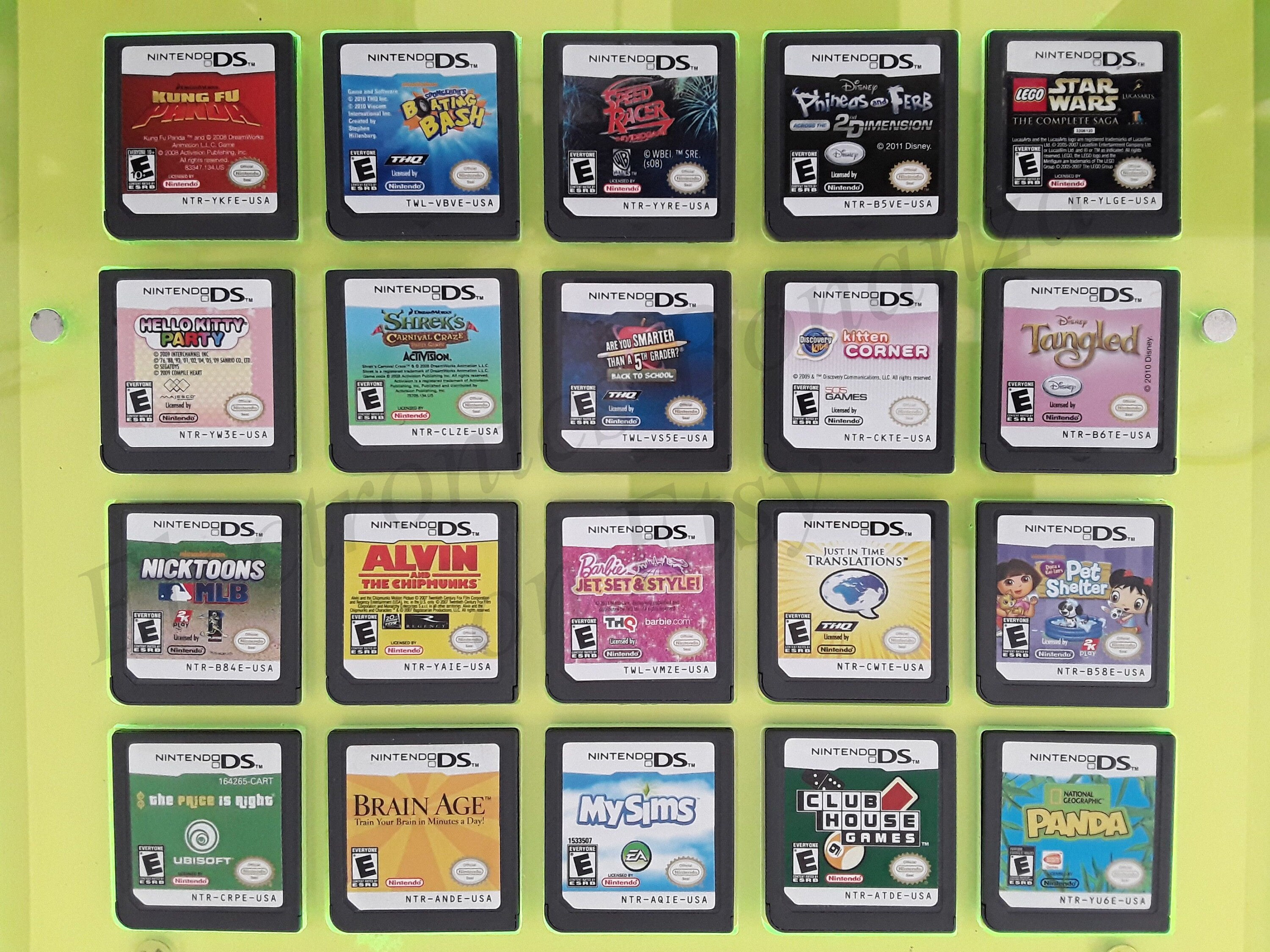 Authentic Nintendo DS Games for DS / Dslite / Dsi / 3DS XL and 2DS