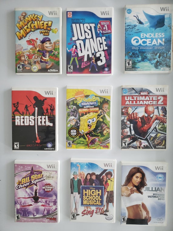Authentic Nintendo Wii Games - Etsy