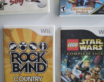 Authentic Nintendo Wii Games - Etsy
