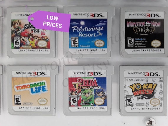 Authentic Nintendo 3DS Games - Etsy