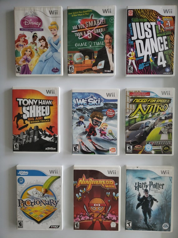 Authentic Nintendo Wii Games - Etsy