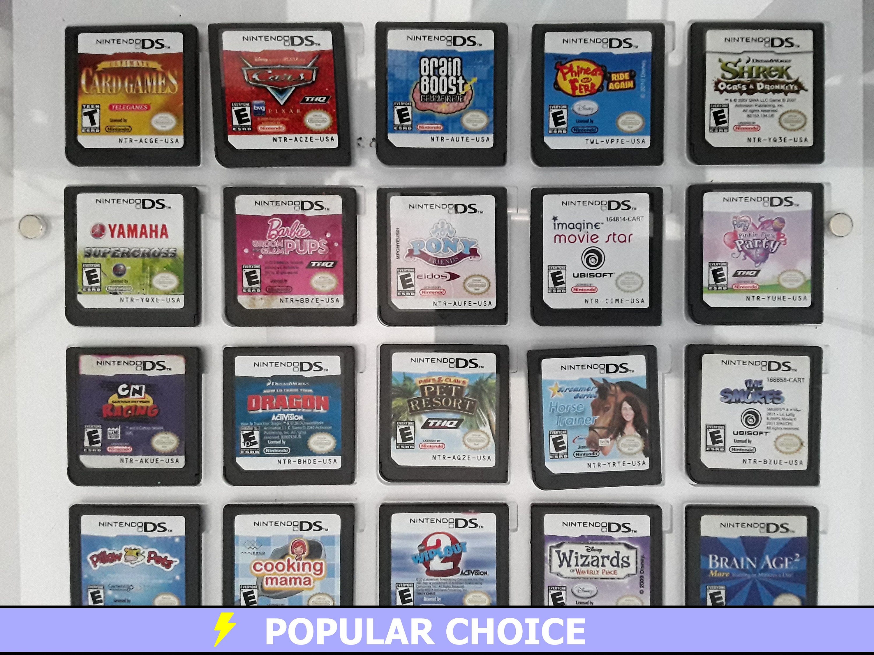 Authentic Nintendo DS Games for DS / Dslite / Dsi / 3DS XL and 2DS