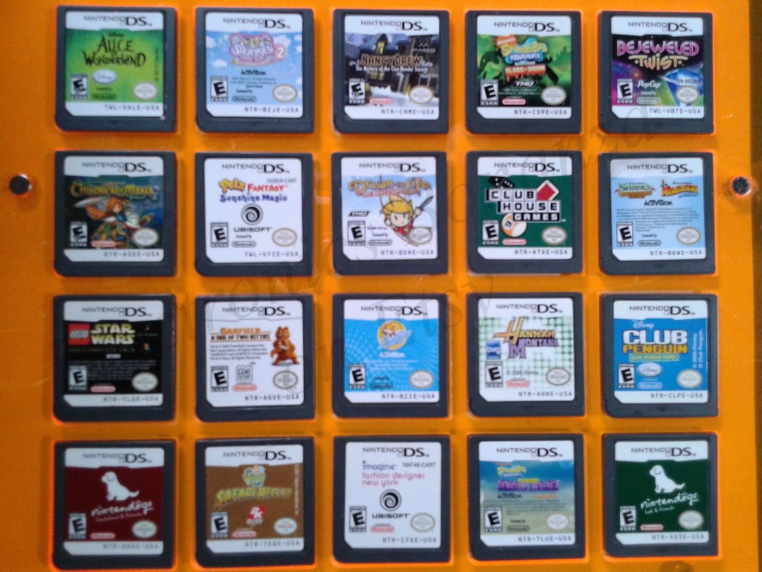 Authentic Nintendo DS Games for DS / Dslite / Dsi / 3DS XL and 2DS Etsy
