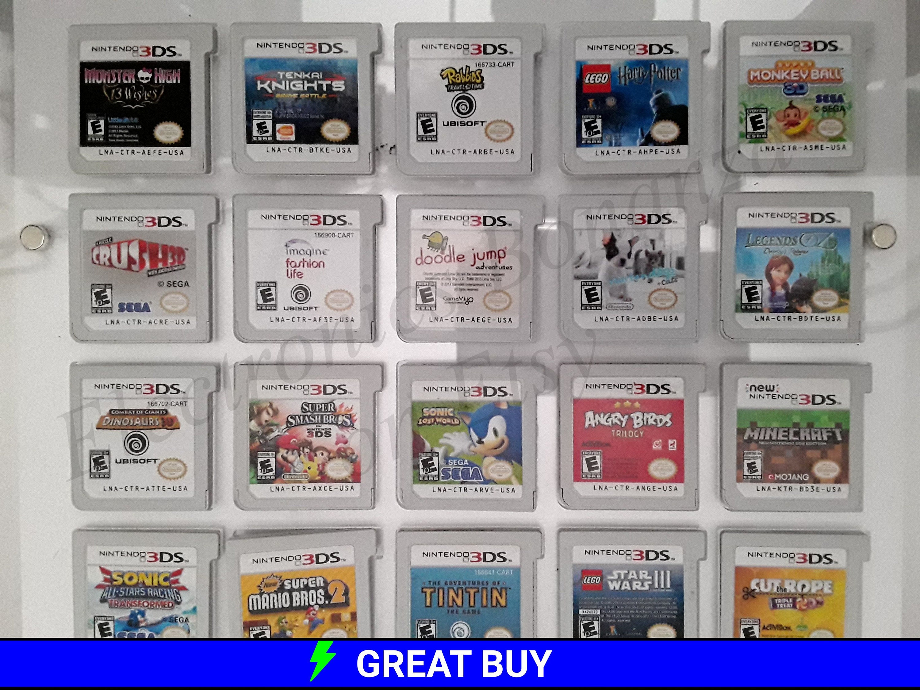 Authentic Nintendo 3DS Games - Etsy