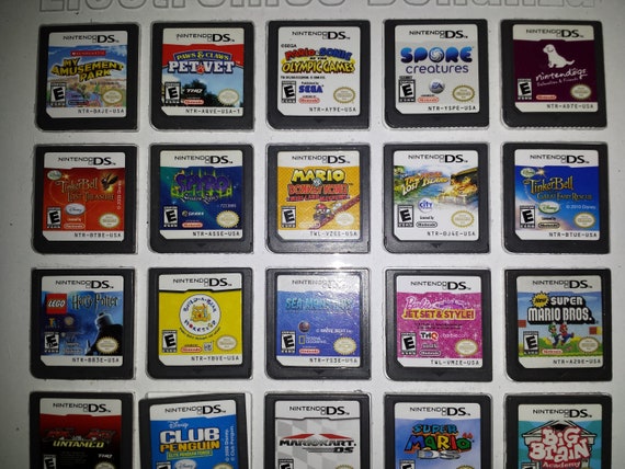 Nintendo Ds Pet Game Lot, Pet Vet, Pet Adoption Center, Littlest Pet Shop