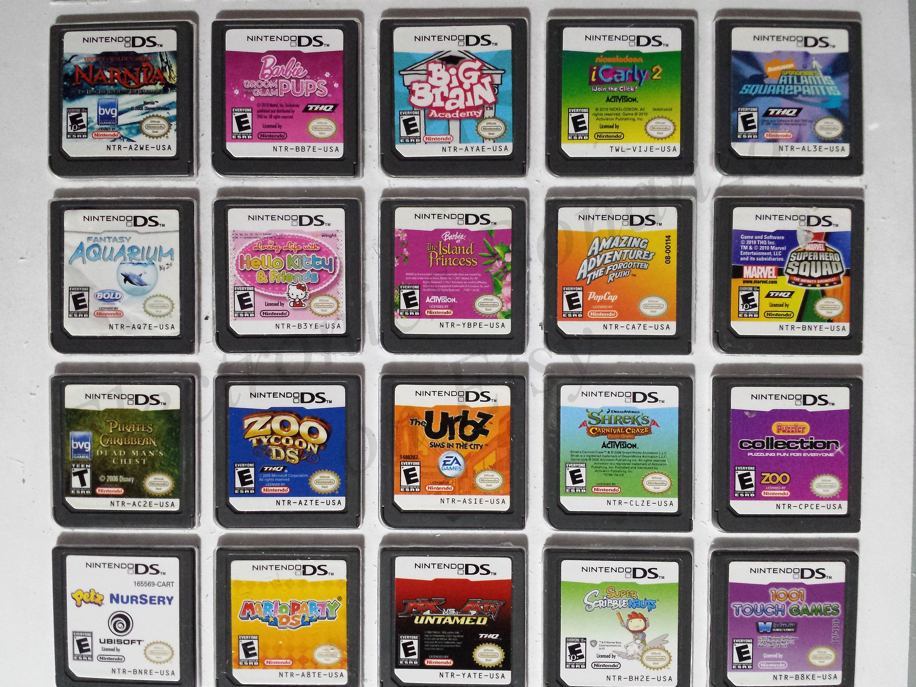 Pick Nintendo DS Video Game Lot Petz Imagine Littlest Pet Shop Educational  Fun