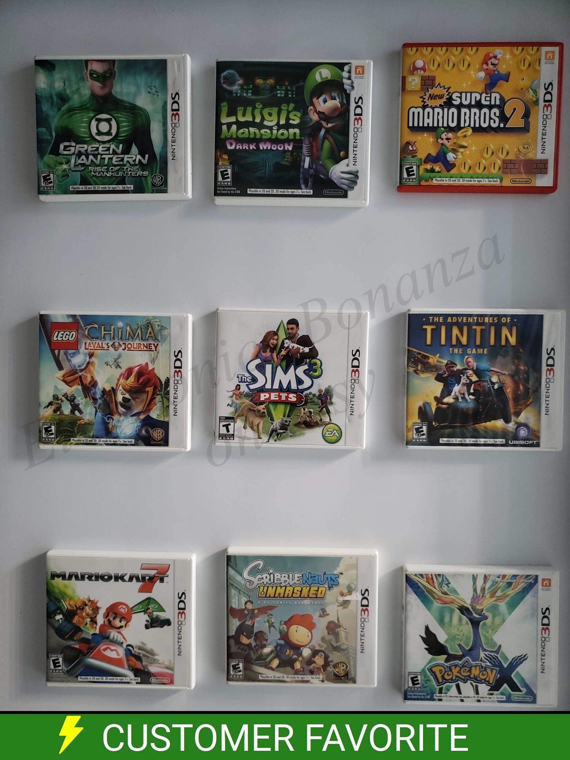 Authentic Nintendo 3DS Games - Etsy