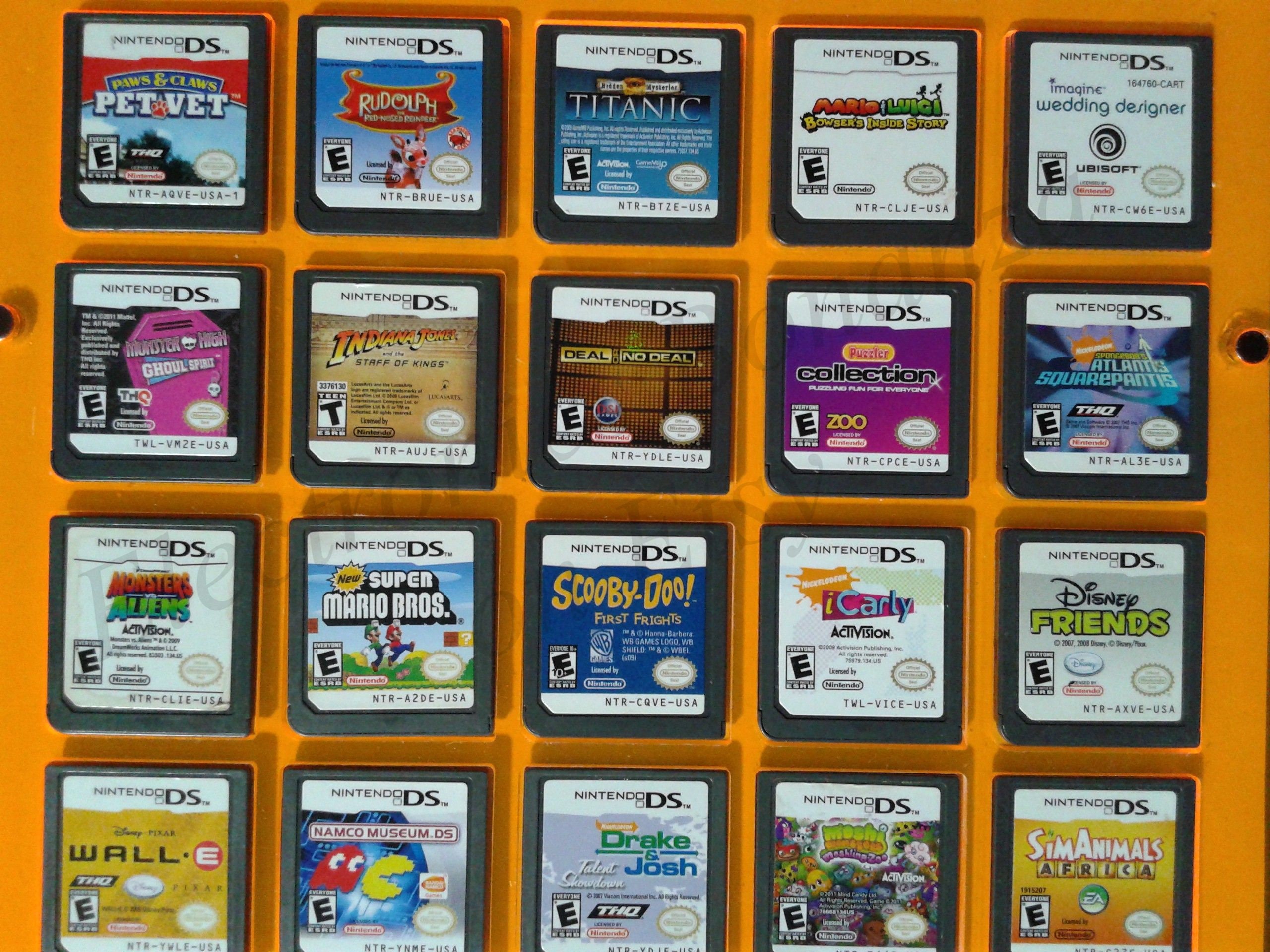 Authentic Nintendo DS Games for DS / Dslite / Dsi / 3DS XL and 2DS