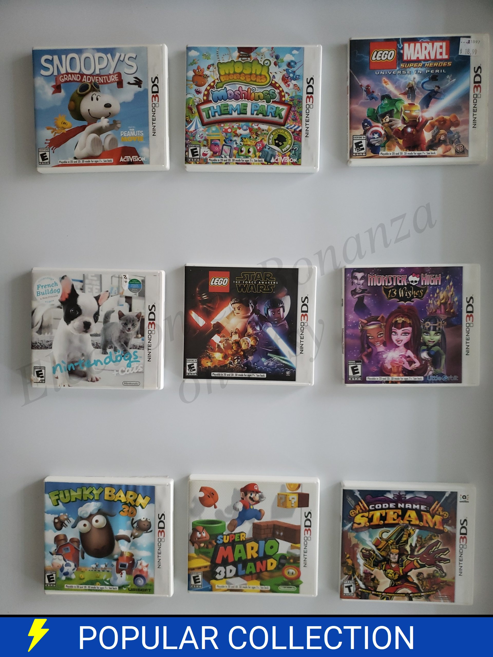 Authentic Nintendo 3DS Games - Etsy