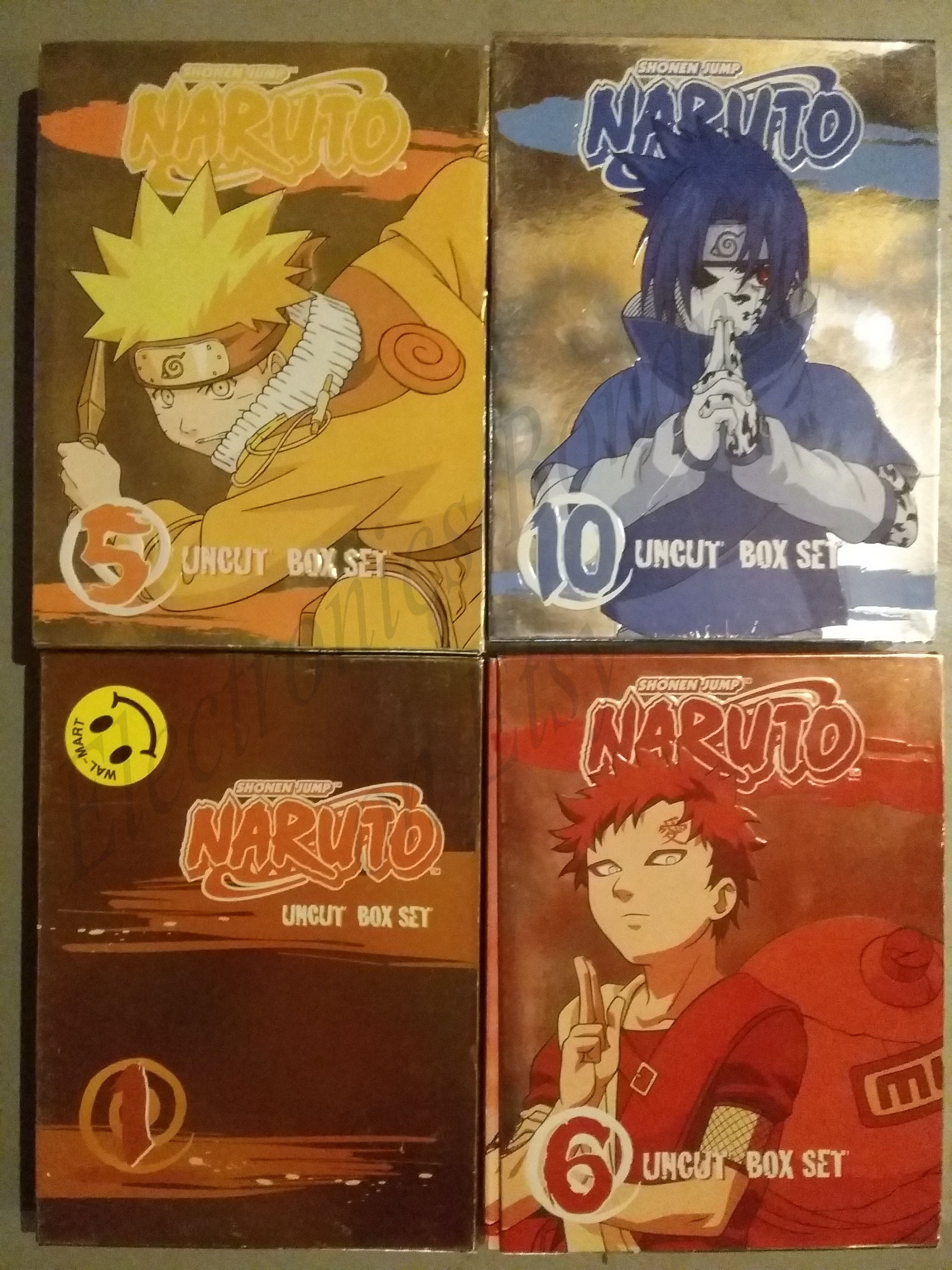 Naruto Dvd Box Sets Uncut Etsy Ireland