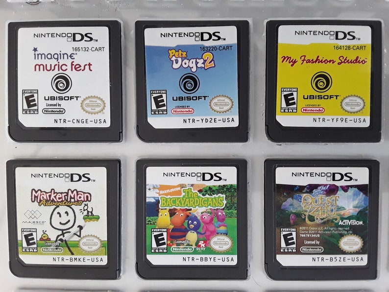 Authentic Nintendo DS Games for DS / Dslite / Dsi / 3DS XL and 2DS - Etsy