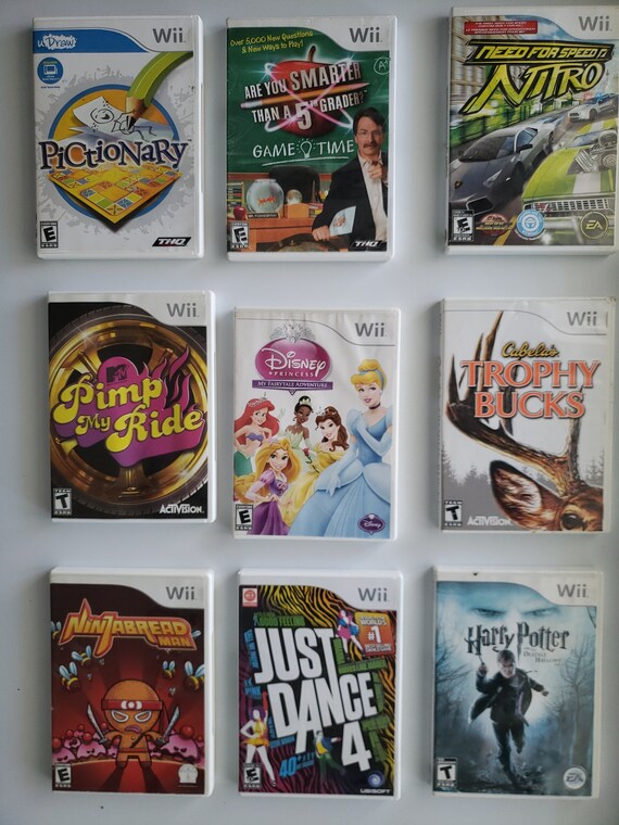 Authentic Nintendo Wii Games - Etsy