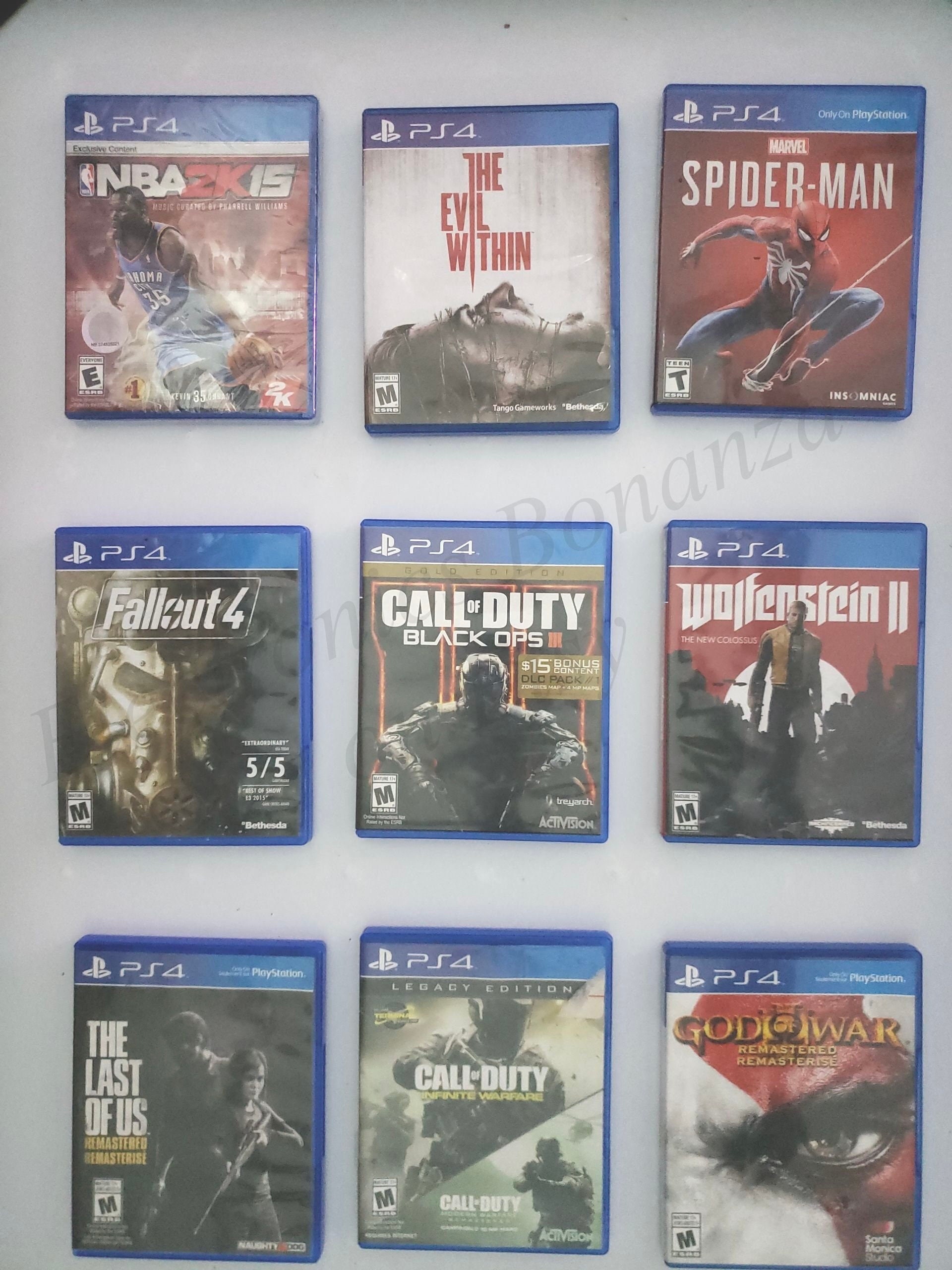 Authentic Playstation 4 Games Etsy