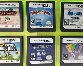 Authentic Nintendo DS Games for DS DSLite DSi 3DS XL and 2DS