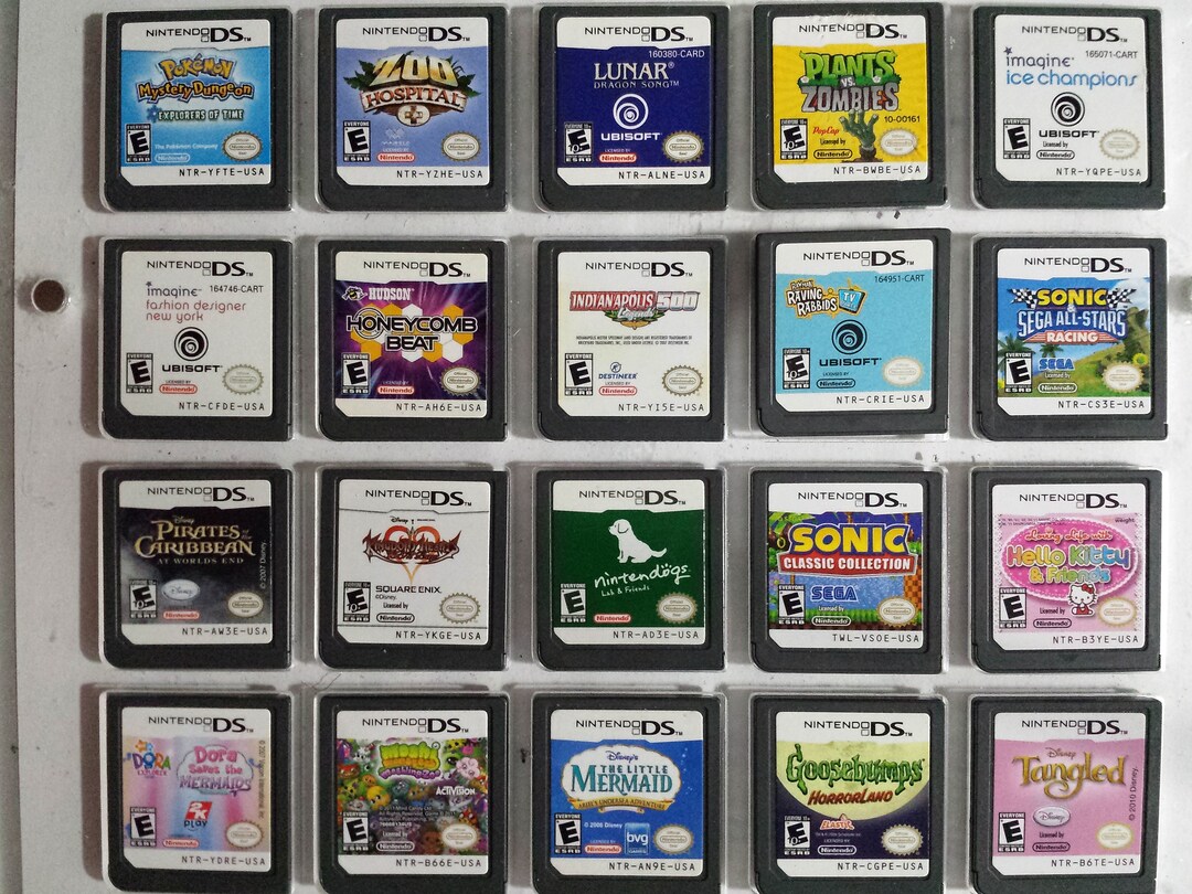 Authentic Nintendo DS Games for DS / Dslite / Dsi / 3DS XL and 2DS