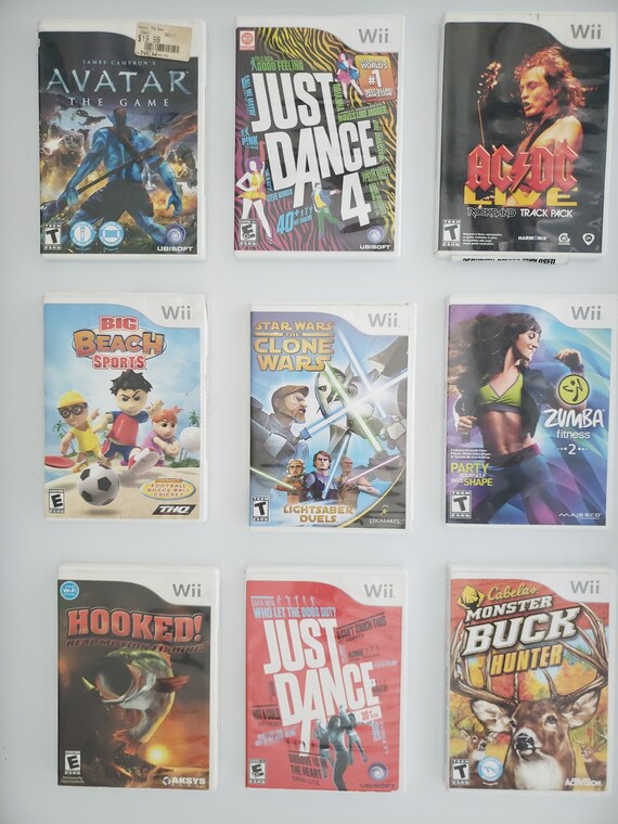 Authentic Nintendo Wii Games - Etsy