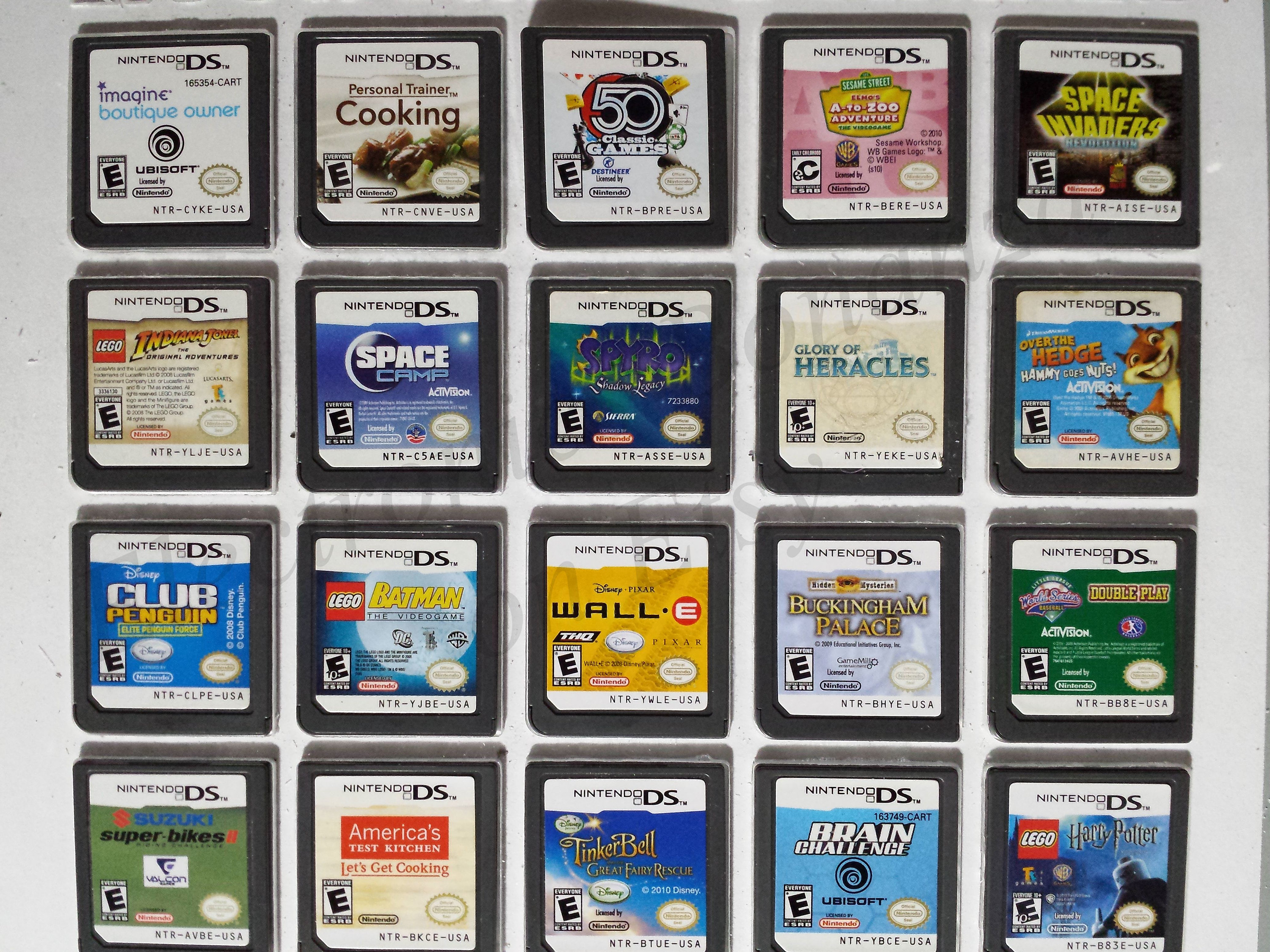 バンダイ ニンテンドーDS ゲームカートリッジ 3本セット Authentic Nintendo DS Games for DS / Dslite / Dsi / 3DS XL and 2DS