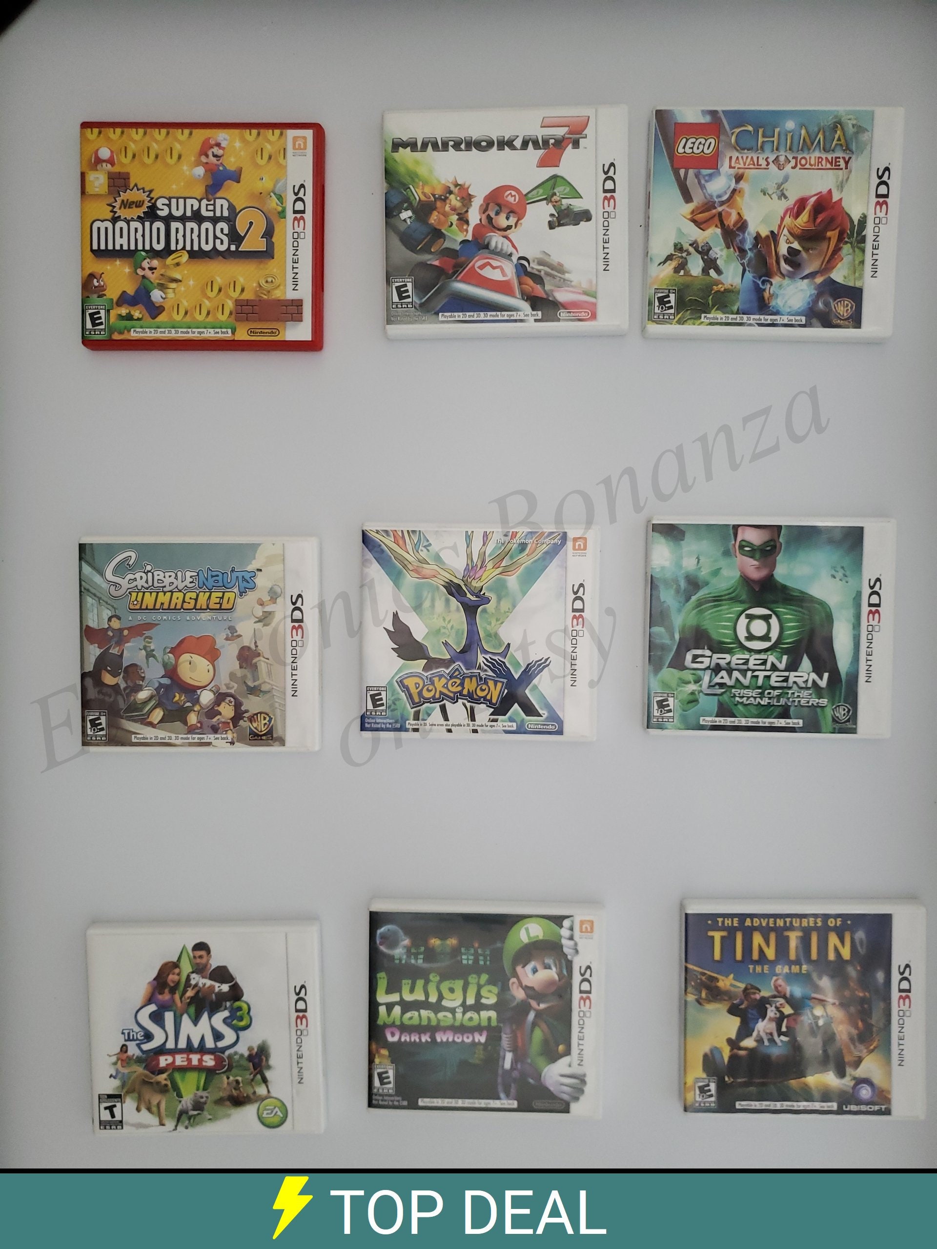 Authentic Nintendo 3DS Games - Etsy