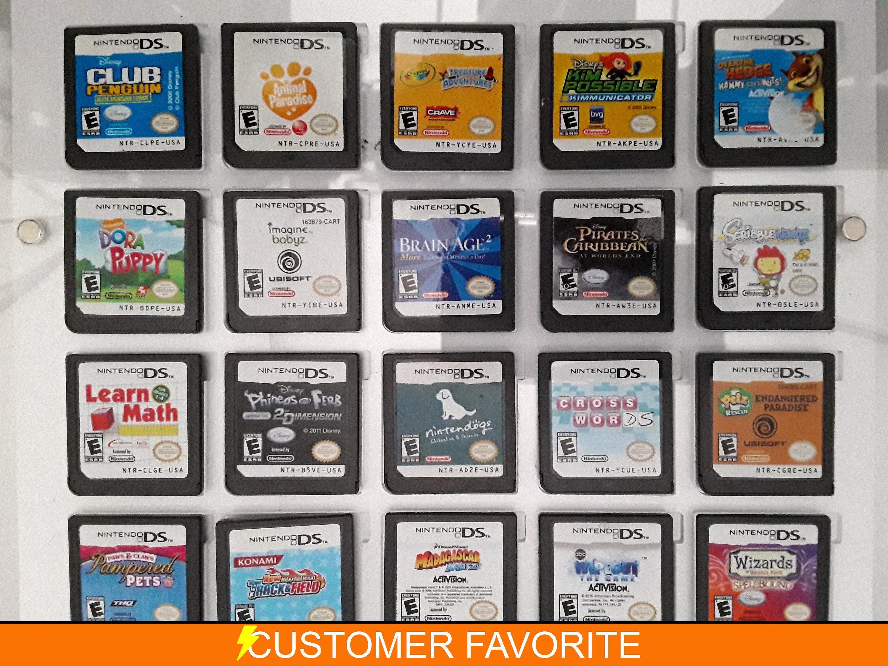 Authentic Nintendo DS Games for DS / Dslite / Dsi / 3DS XL and 2DS