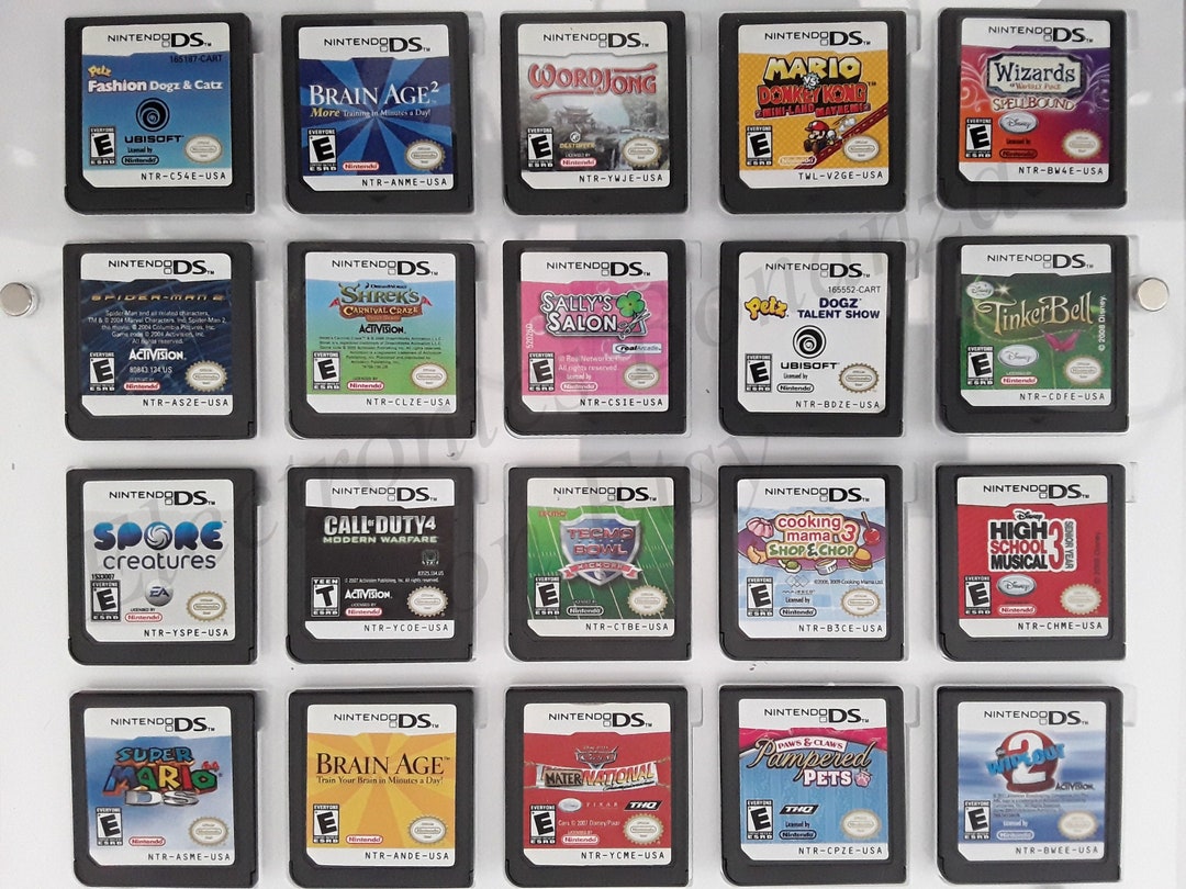 Authentic Nintendo DS Games for DS / Dslite / Dsi / 3DS XL and 2DS