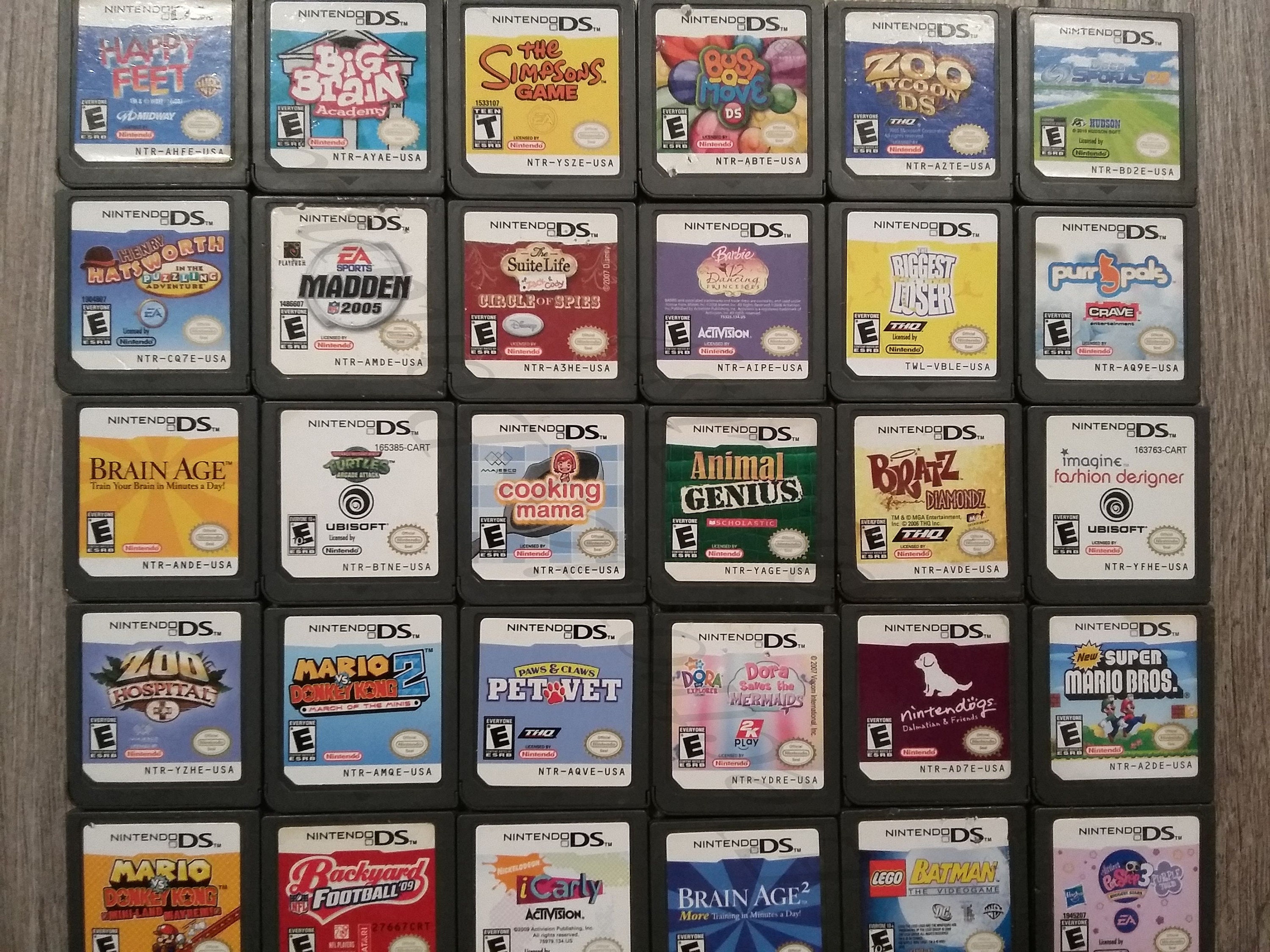 Authentic Nintendo Games for DS / / Dsi / 3DS XL and - Etsy